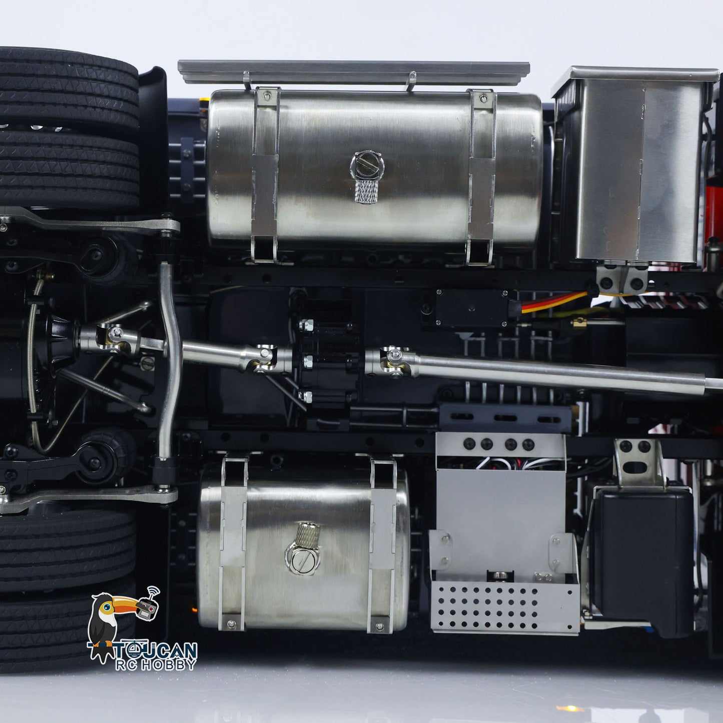 LESU Metal 1/14 RC Hydraulic Swing Arm Garbage Dump Truck 4X4 RTR TGS Light Sound ST8 Radio Battery