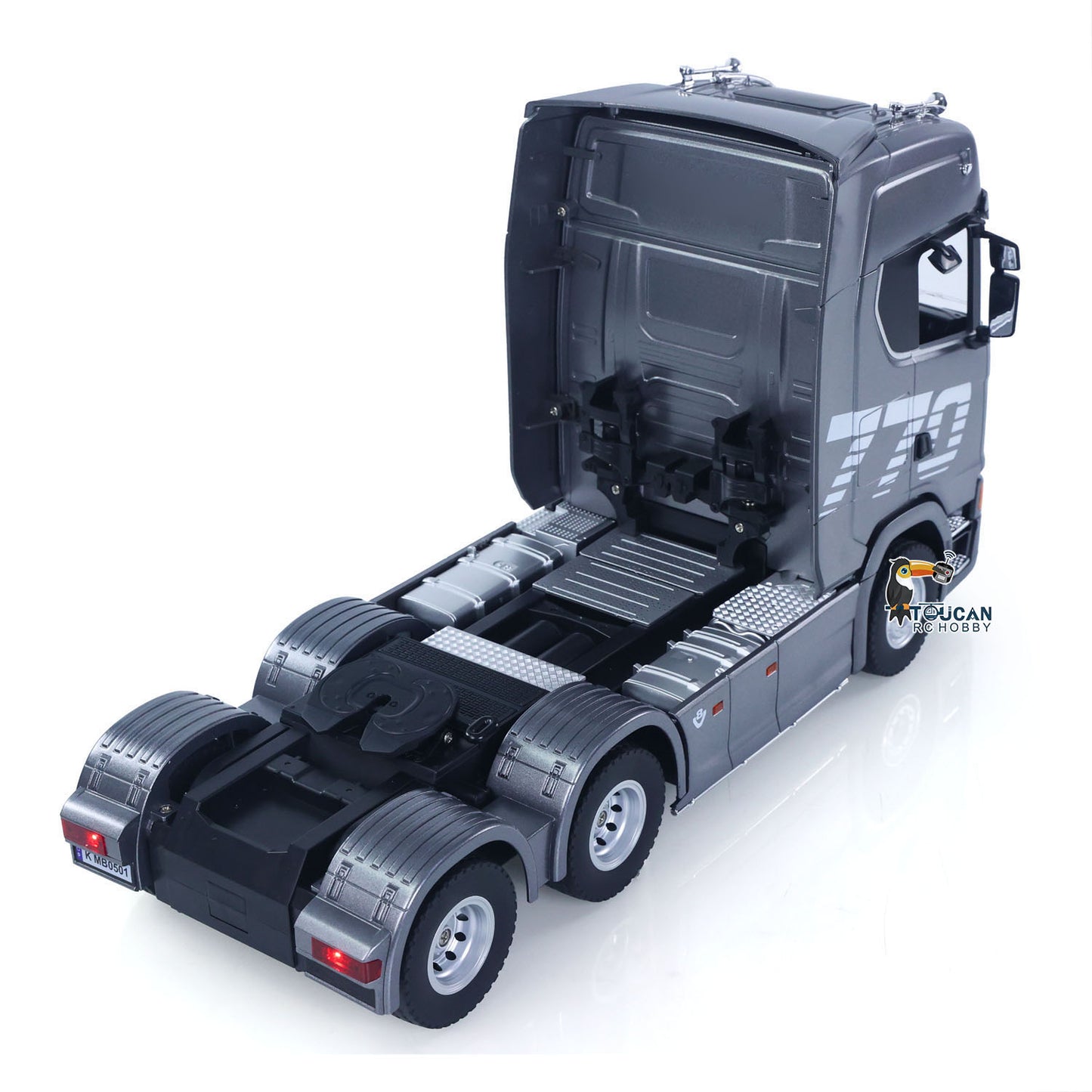 770S Plastic 1/18 RC Tractor Truck Toys Finished Model RTR 7.4V Battery Radio 19CH Light Sound Effects Remote Control Lorry Car