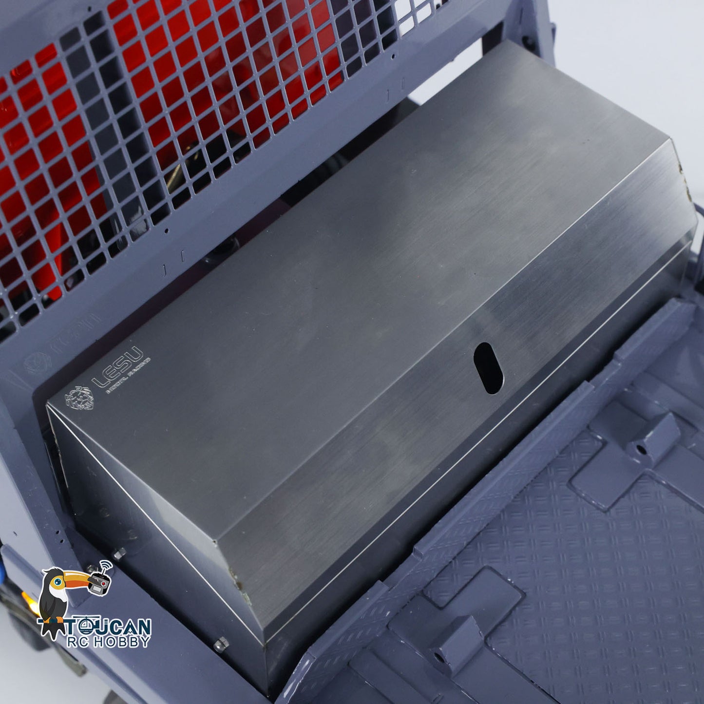 LESU Metal 1/14 RC Hydraulic Swing Arm Garbage Dump Truck 4X4 RTR TGS Light Sound ST8 Radio Battery