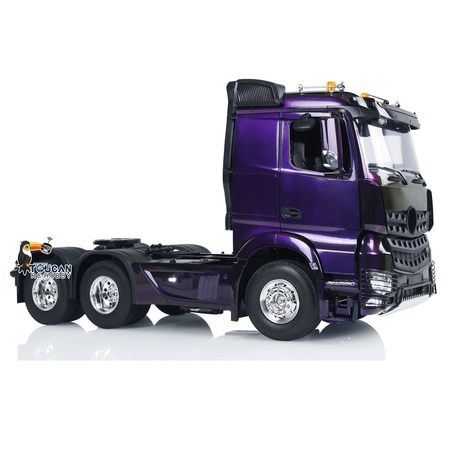 Camion tracteur RC 1/14 6x4 Voiture RC Modèle assemblé peint
