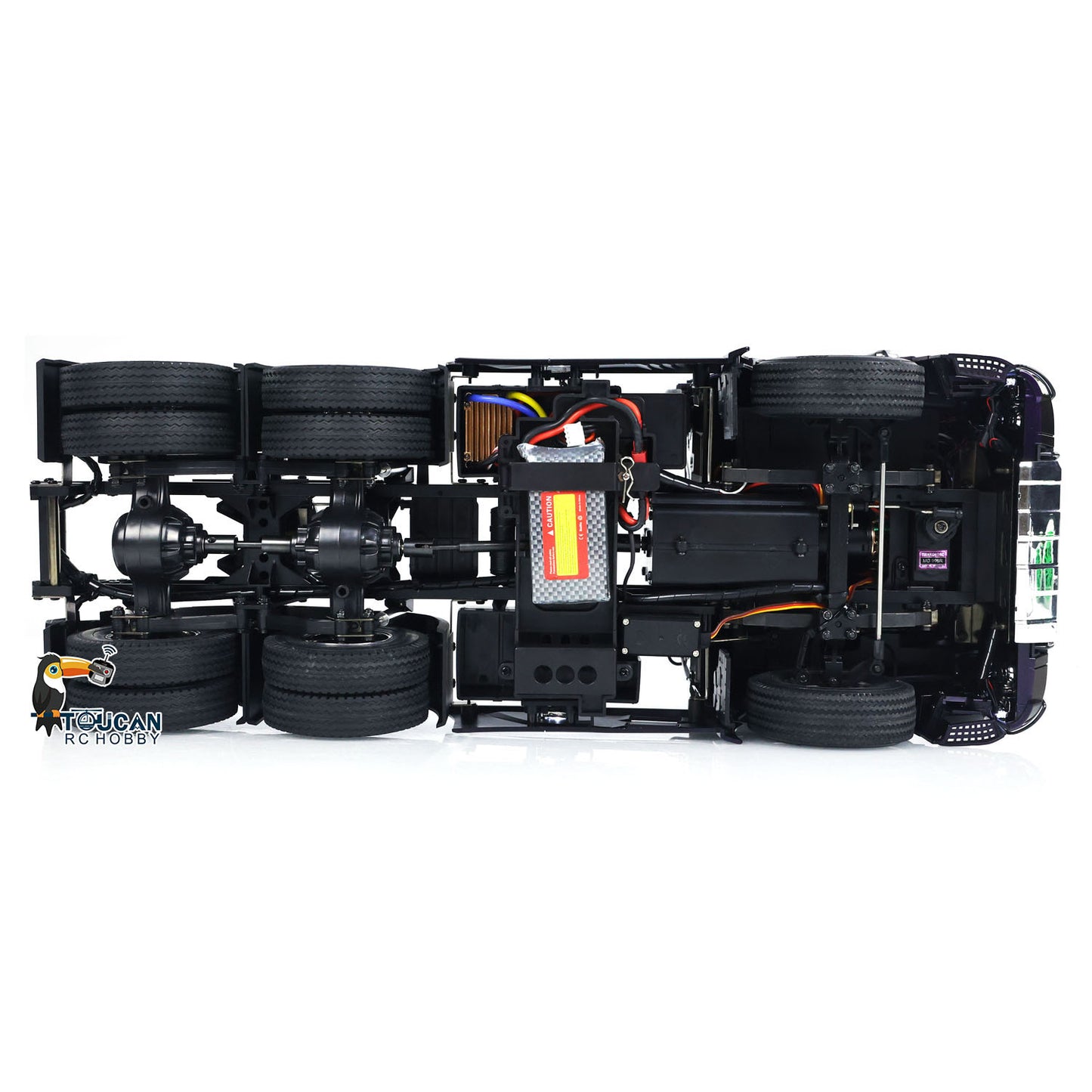 Camion tracteur RC 1/14 6x4 Voiture RC Modèle assemblé peint