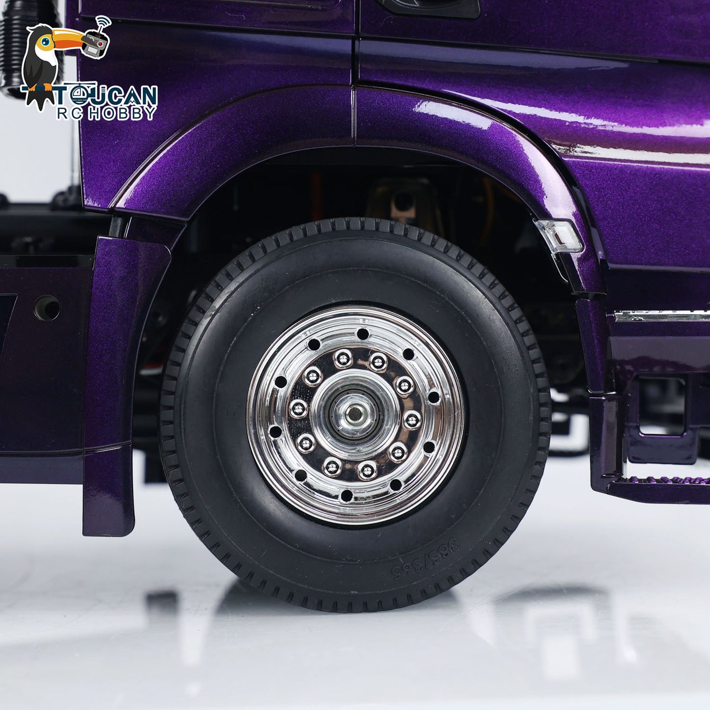 Camion tracteur RC 1/14 6x4 Voiture RC Modèle assemblé peint