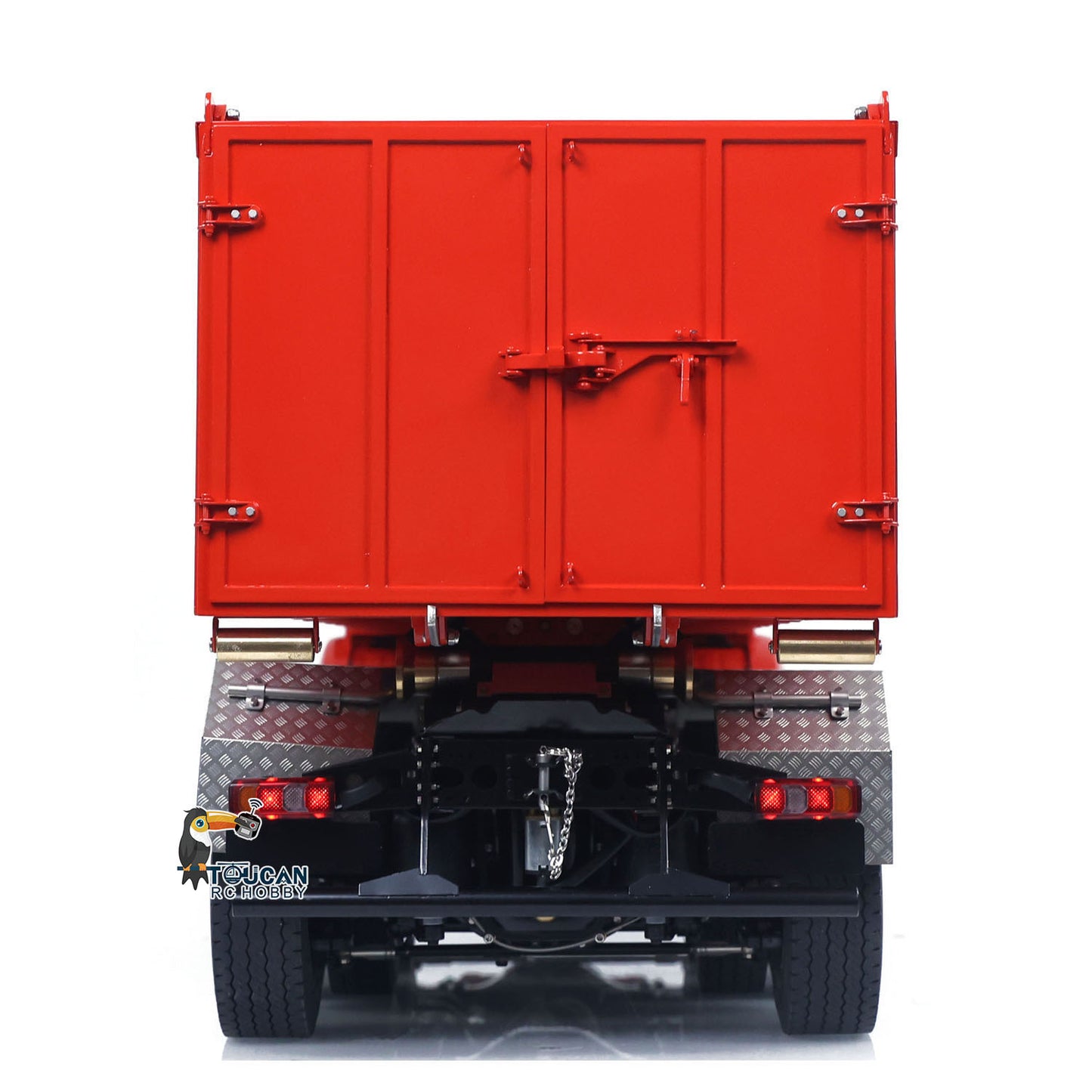 Dumper hydraulique RC en métal 1/14 8x8 Roll Off Dump Truck 3363 Essieu arrière directeur