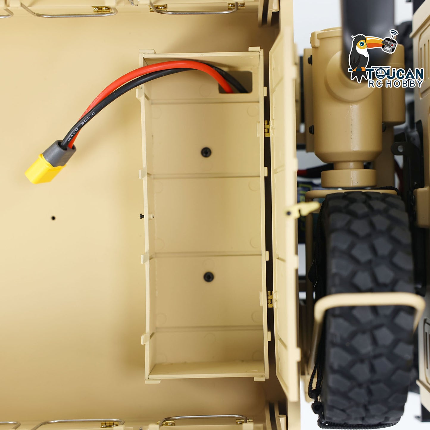 CrossRC FC6 1:12 RTR RC Military Truck 6WD DIY Smoke Unit