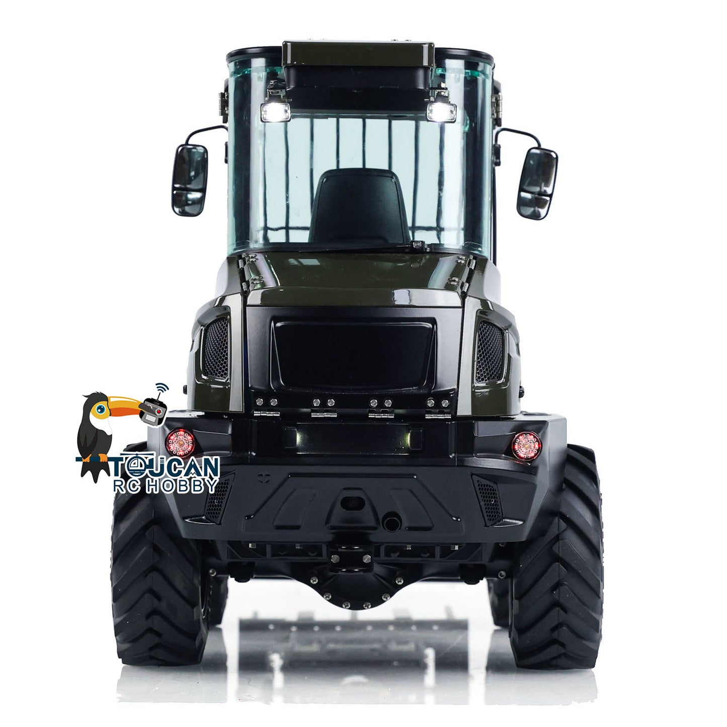 LESU 1/14 AT1050 RC Hydraulic Fork Truck Painted Telescopic Arm Loader Car Model