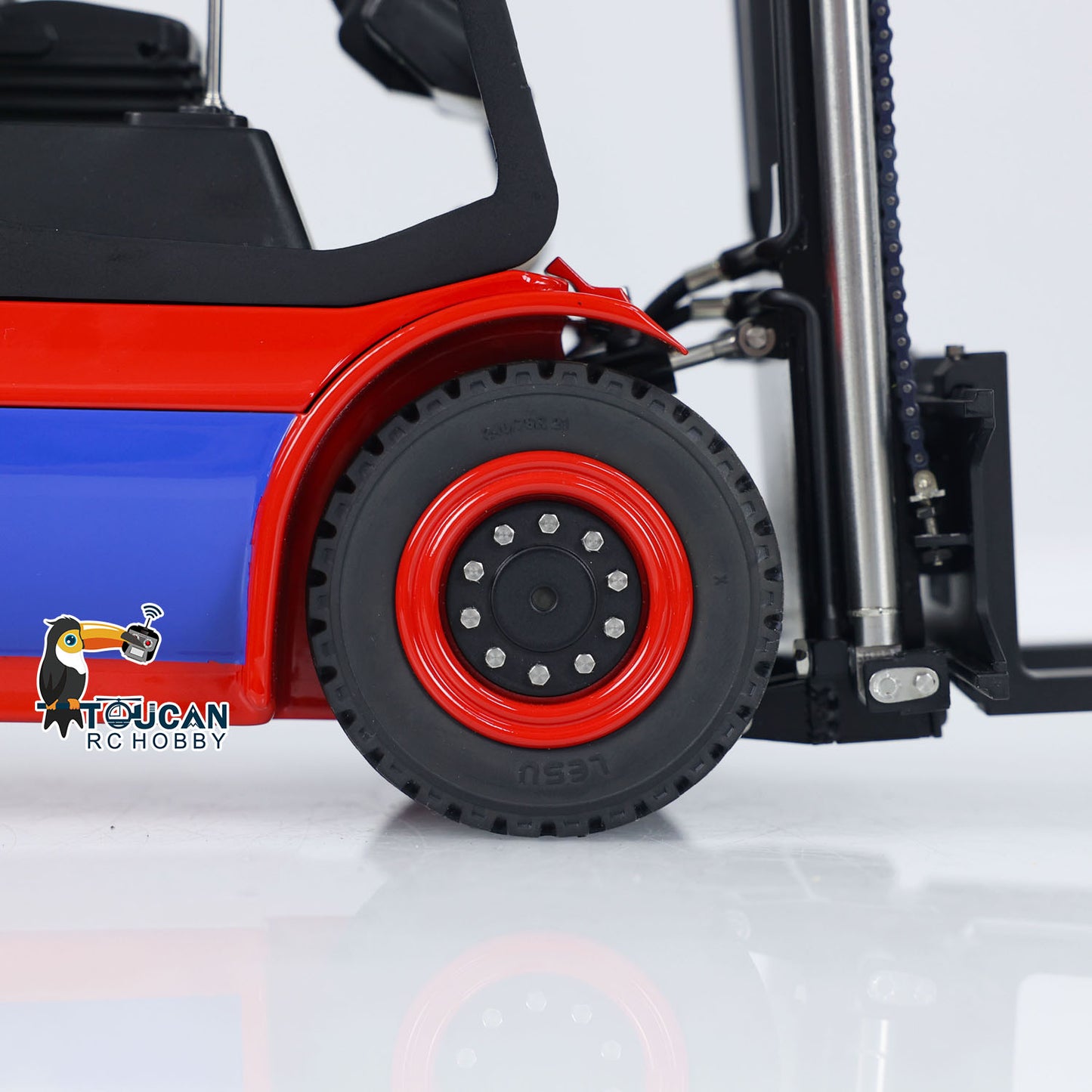 LESU 1/14 Hydraulic RC Forklift Remote Control Fork Lift Truck Transfer Car Model