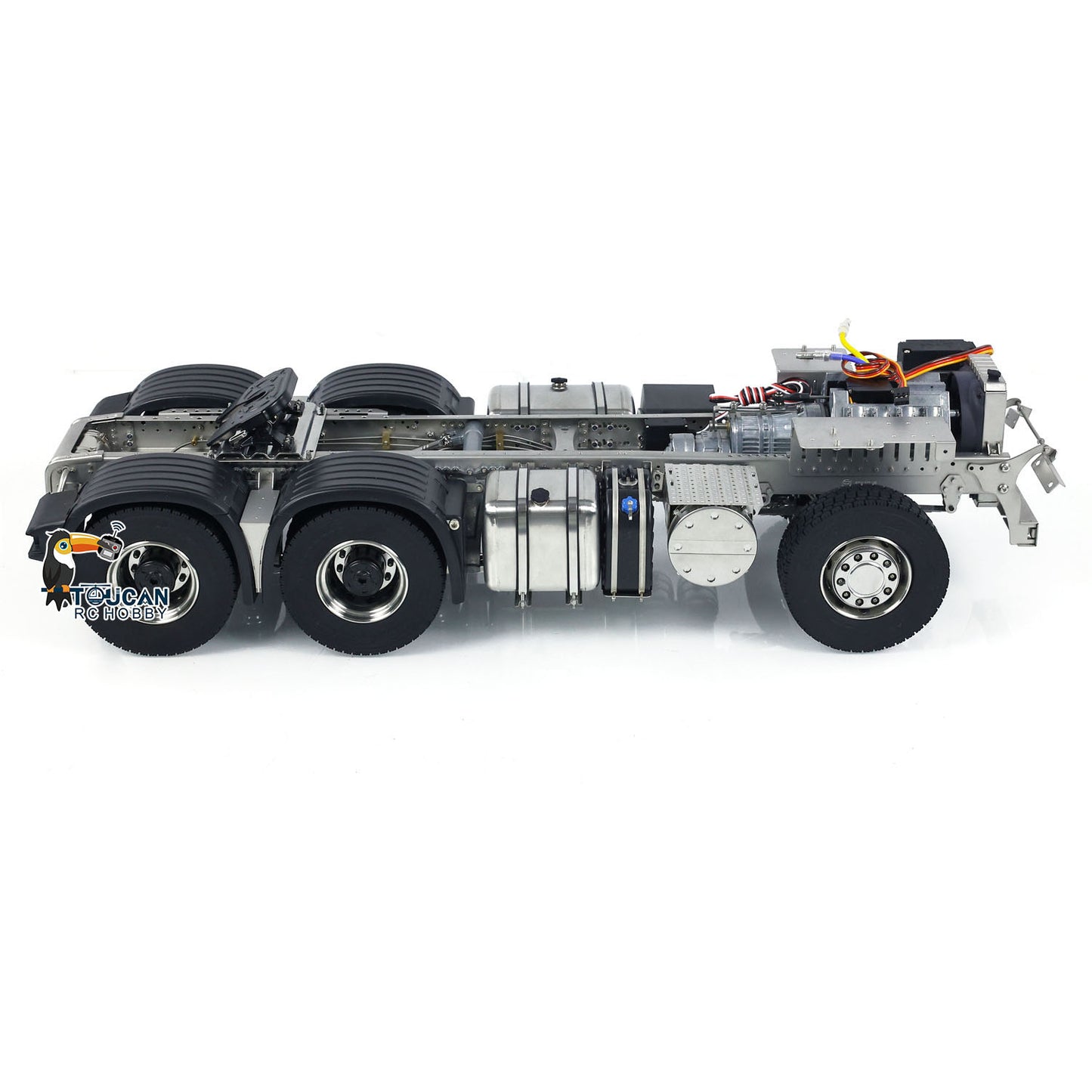 Châssis métallique ScaleClub 1/14 pour camion tracteur 6x6 RC R620 R730 R470