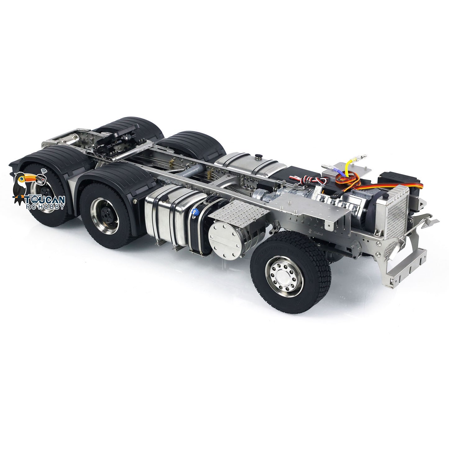 Châssis métallique ScaleClub 1/14 pour camion tracteur 6x6 RC R620 R730 R470