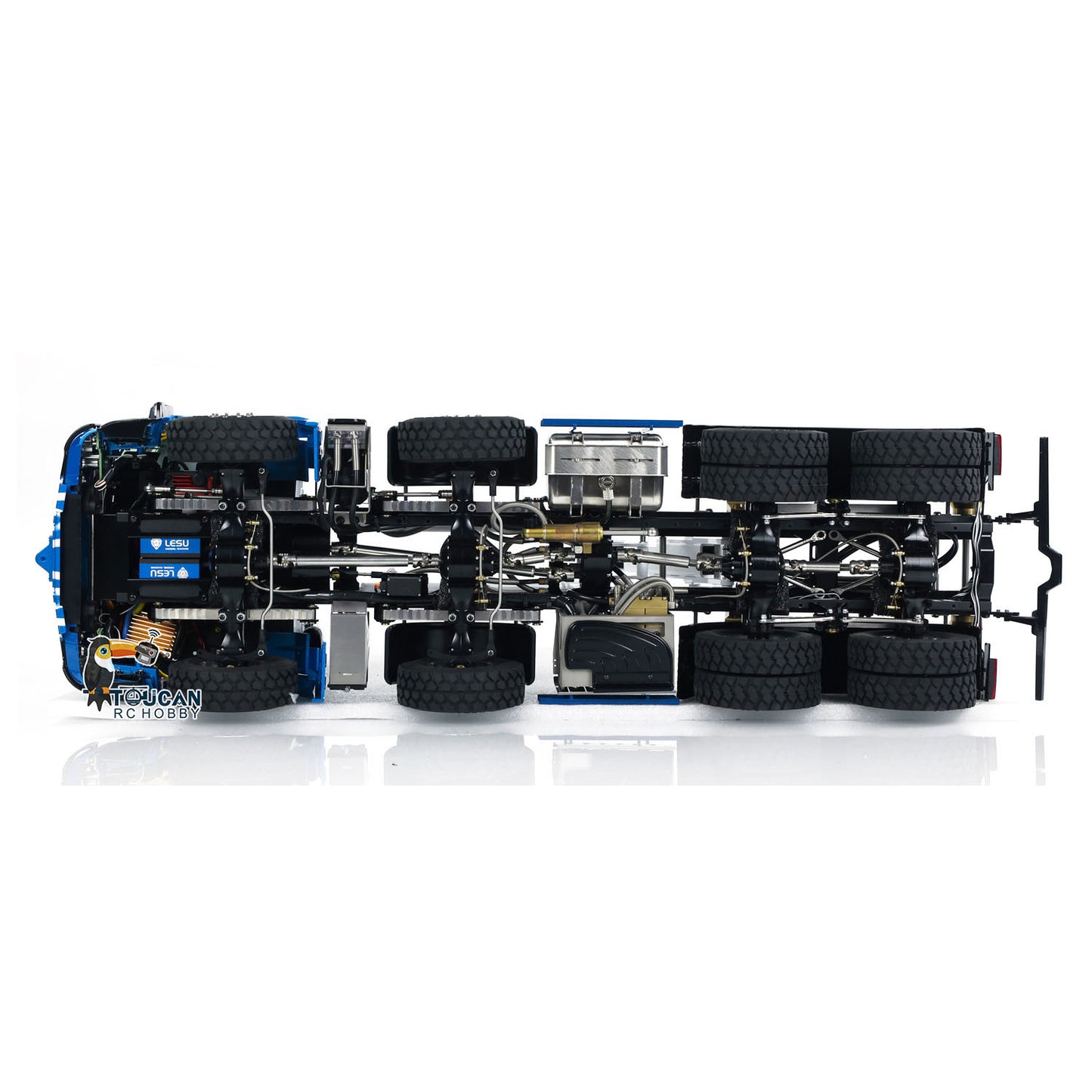 LESU 1/14 8x8 3348 Camion à benne basculante hydraulique RC RTR à télécommande