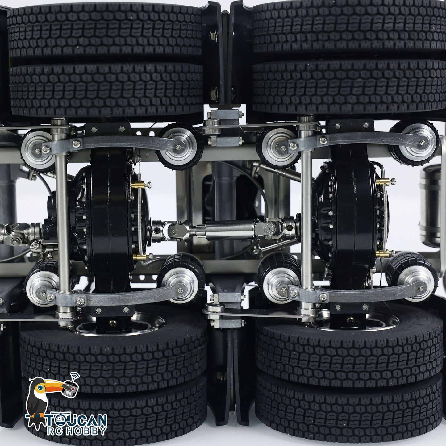 Châssis métallique ScaleClub 1/14 pour camion tracteur 6x6 RC R620 R730 R470