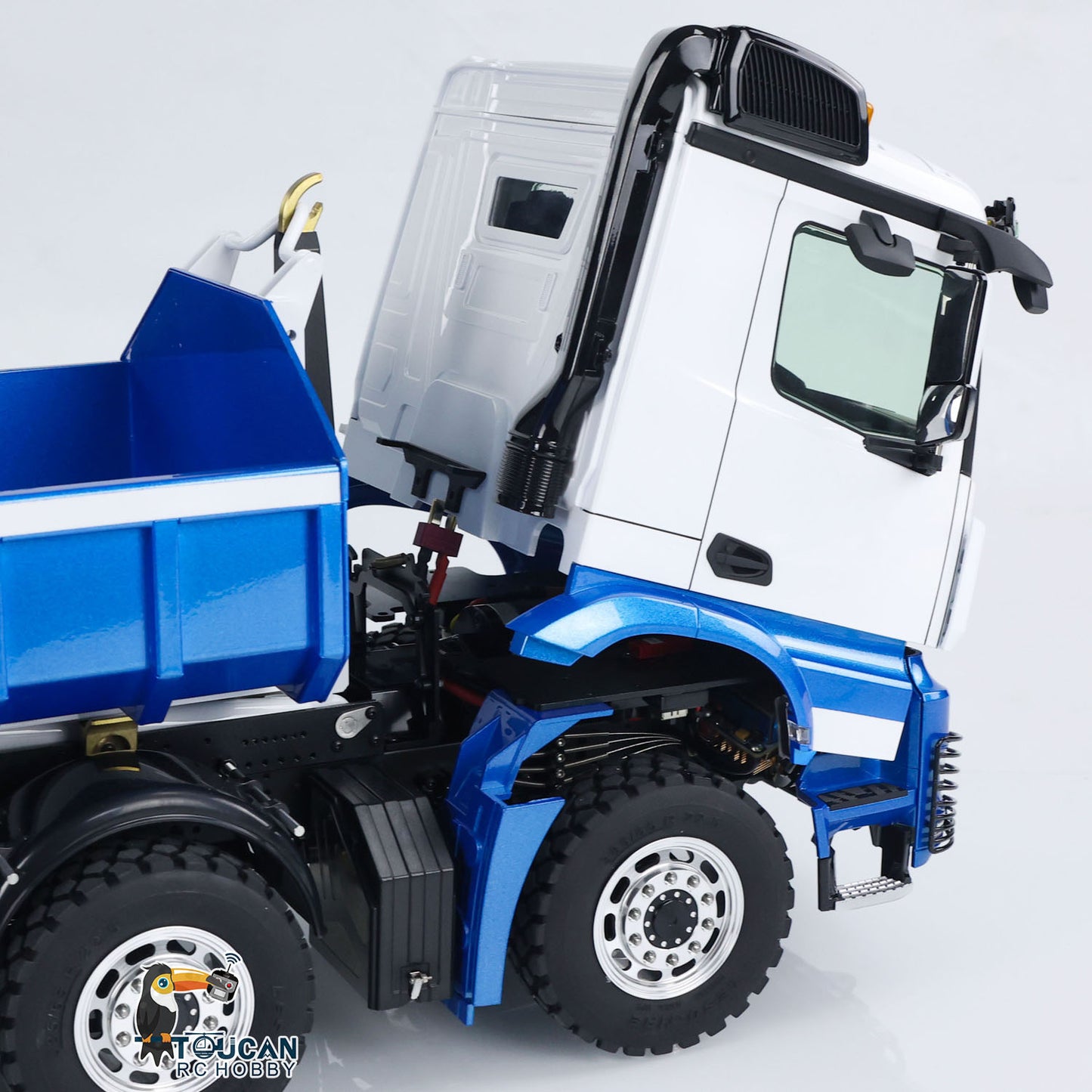 LESU 1/14 8x8 3348 Camion à benne basculante hydraulique RC RTR à télécommande