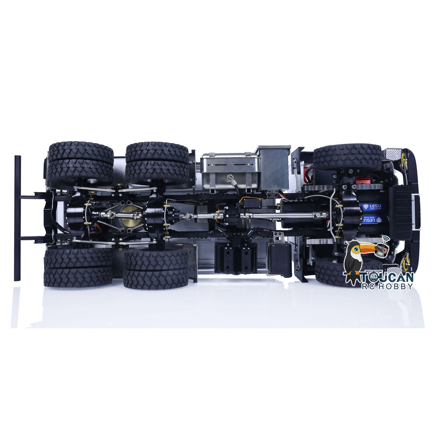 Camion à benne basculante hydraulique LESU Metal 1/14 RC