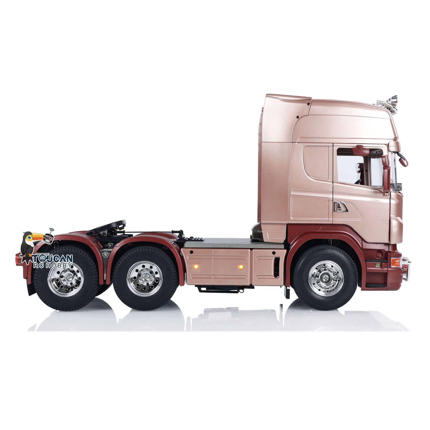 Tracteur RC à 3 essieux R620 6*4 1/14 RC Camion à télécommande DIY Camion Voiture RTR Radio ESC