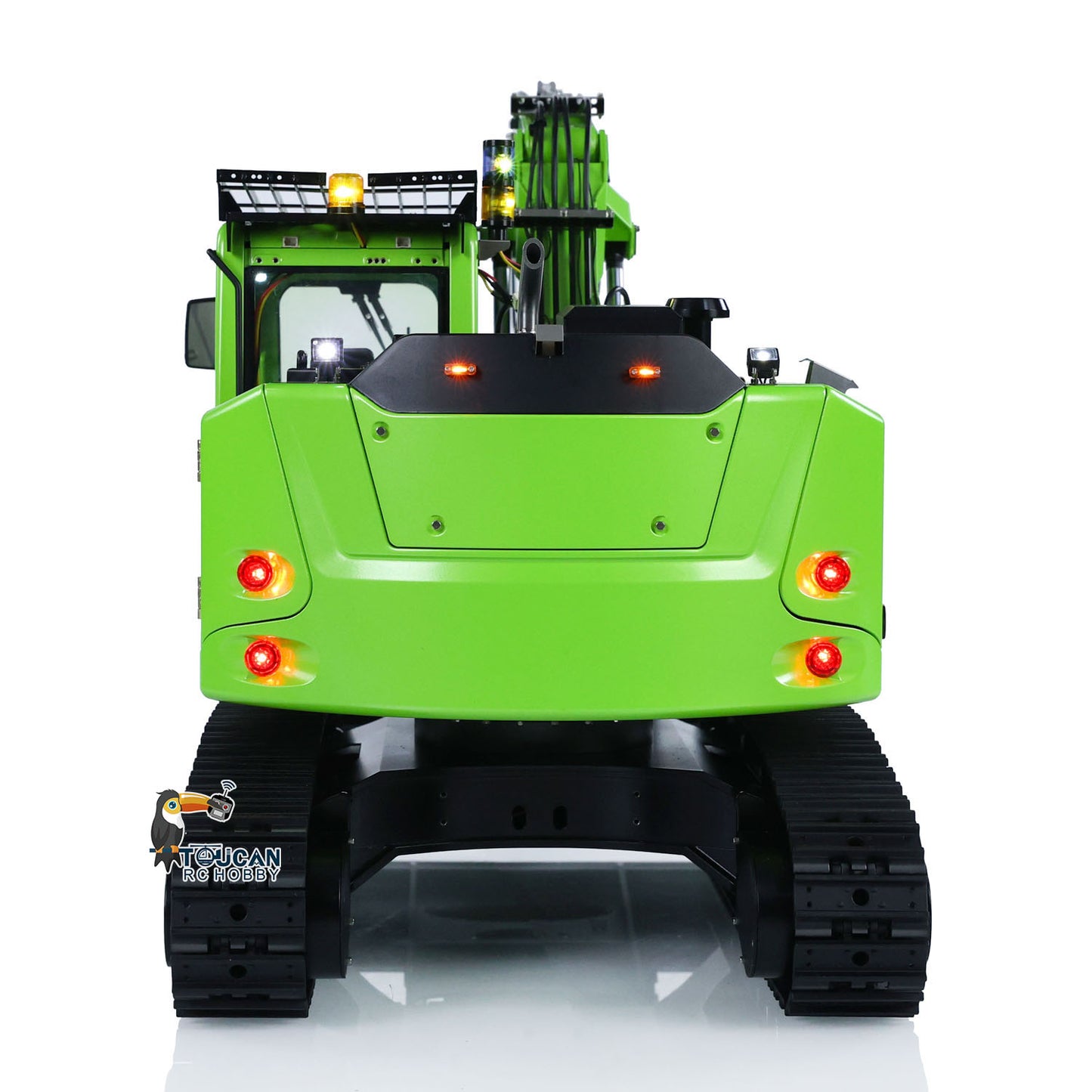 CUT Model 1/14 RC Hydraulic Excavator LR 914 Metal Remote Control Digger Model 5ways Valve RTR Construction Car ST8 Radio Battery