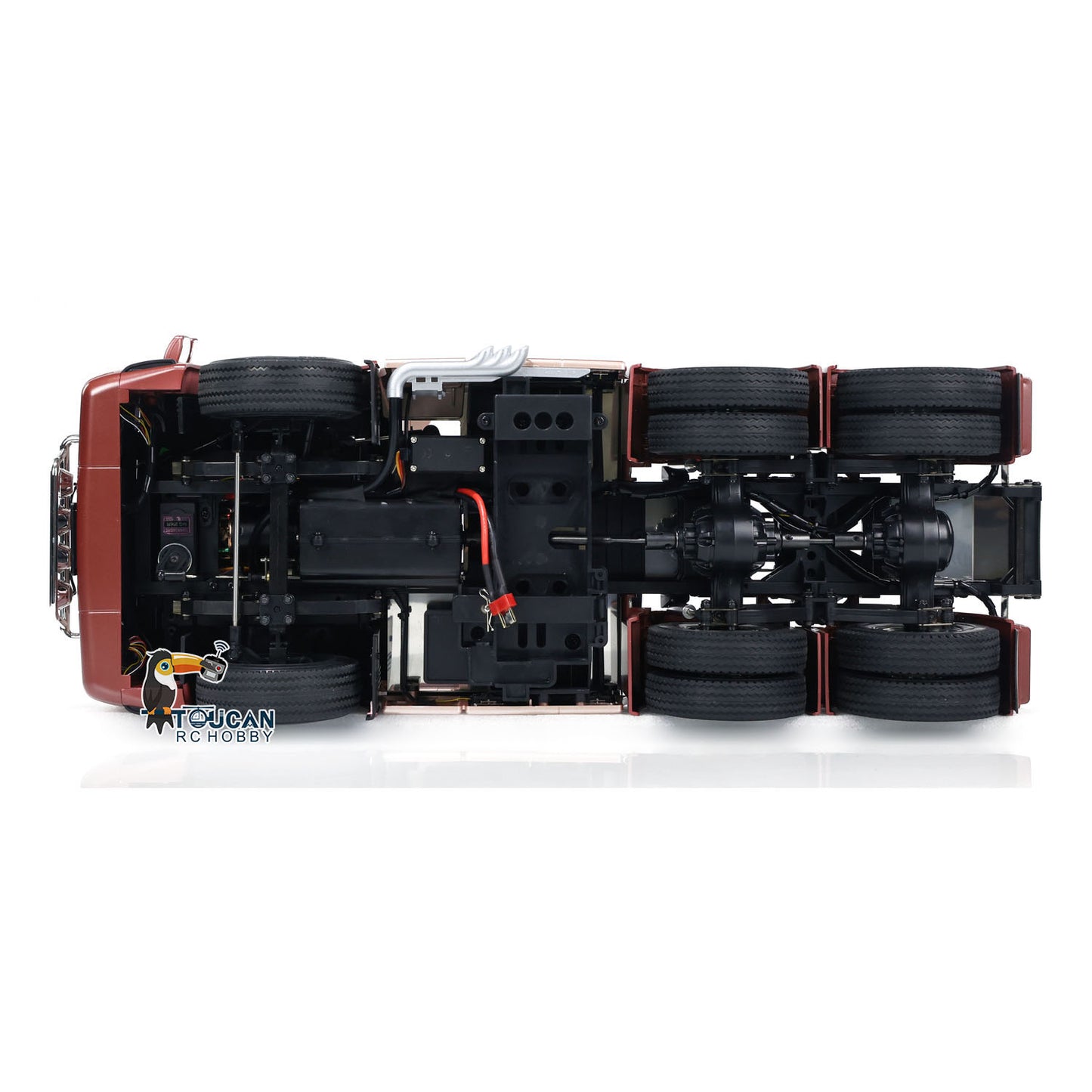 Tracteur RC à 3 essieux R620 6*4 1/14 RC Camion à télécommande DIY Camion Voiture RTR Radio ESC