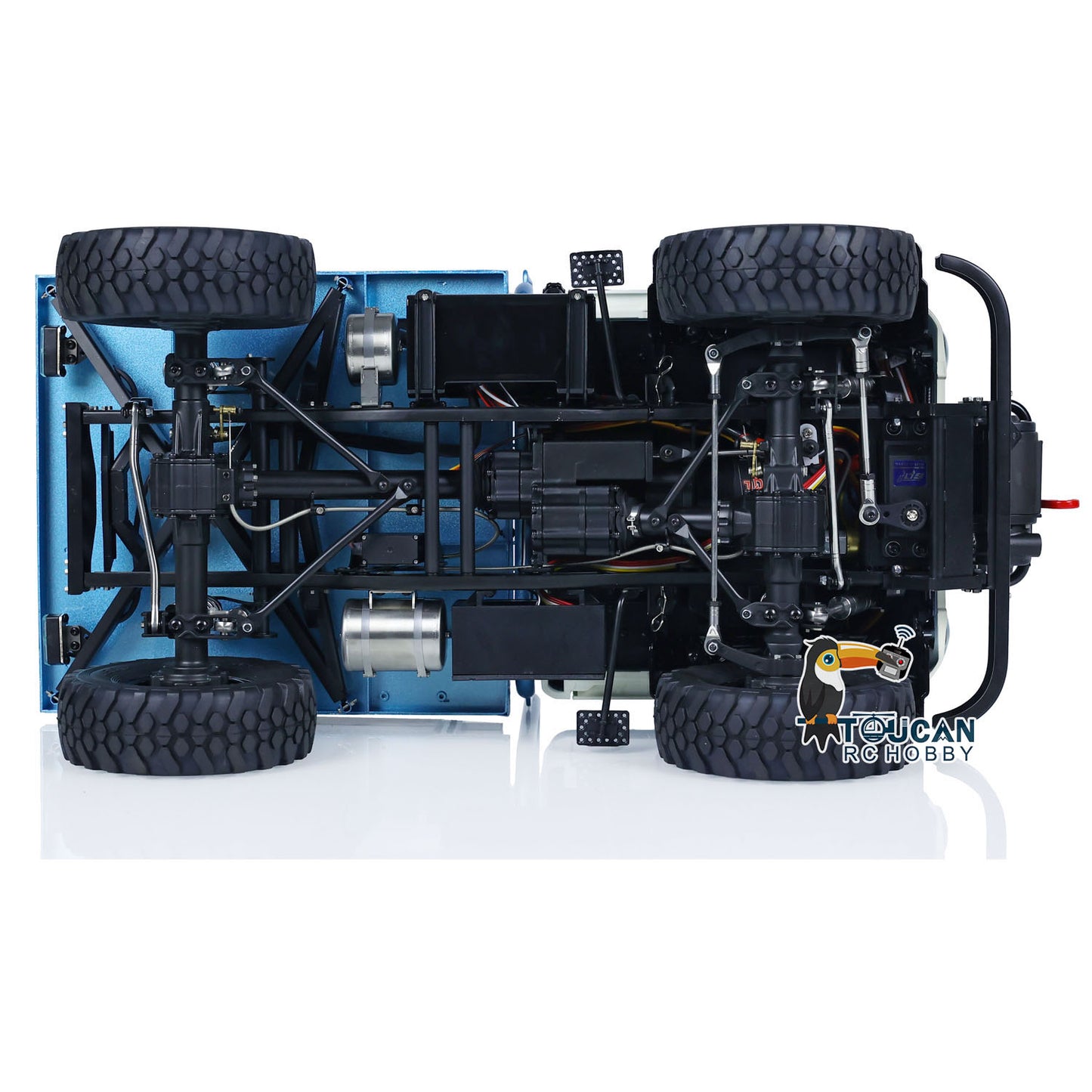 4X4 1/10 LESU Remote Control Truck RAVE-UM406 RC Off-road Vehicles Crawler Cars