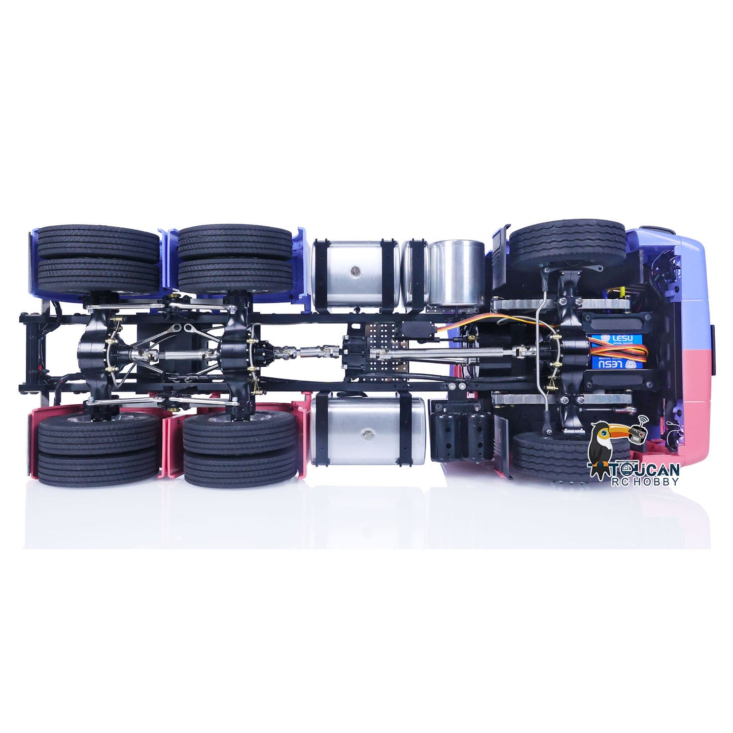 1/14 RC Sattelzugmaschine LESU 6X6 Metallchassis