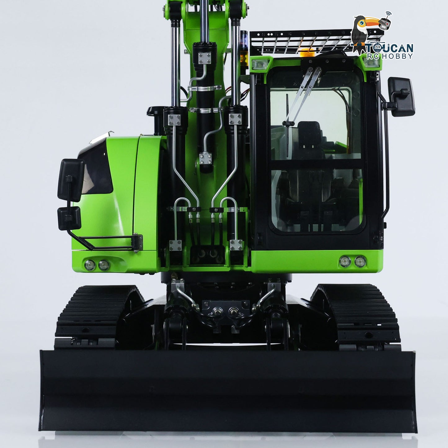 CUT Model 1/14 RC Hydraulic Excavator LR 914 Metal Remote Control Digger Model 5ways Valve RTR Construction Car ST8 Radio Battery