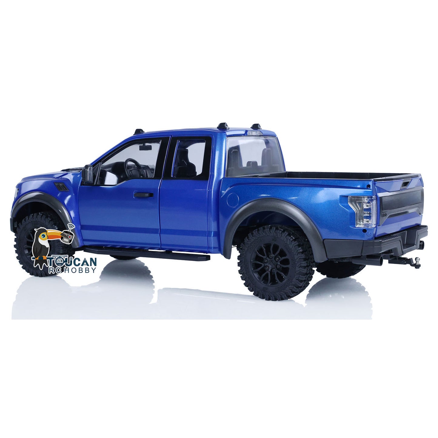 Voiture sur chenilles RC JDModel F150 1/10 Bleu Version KIT