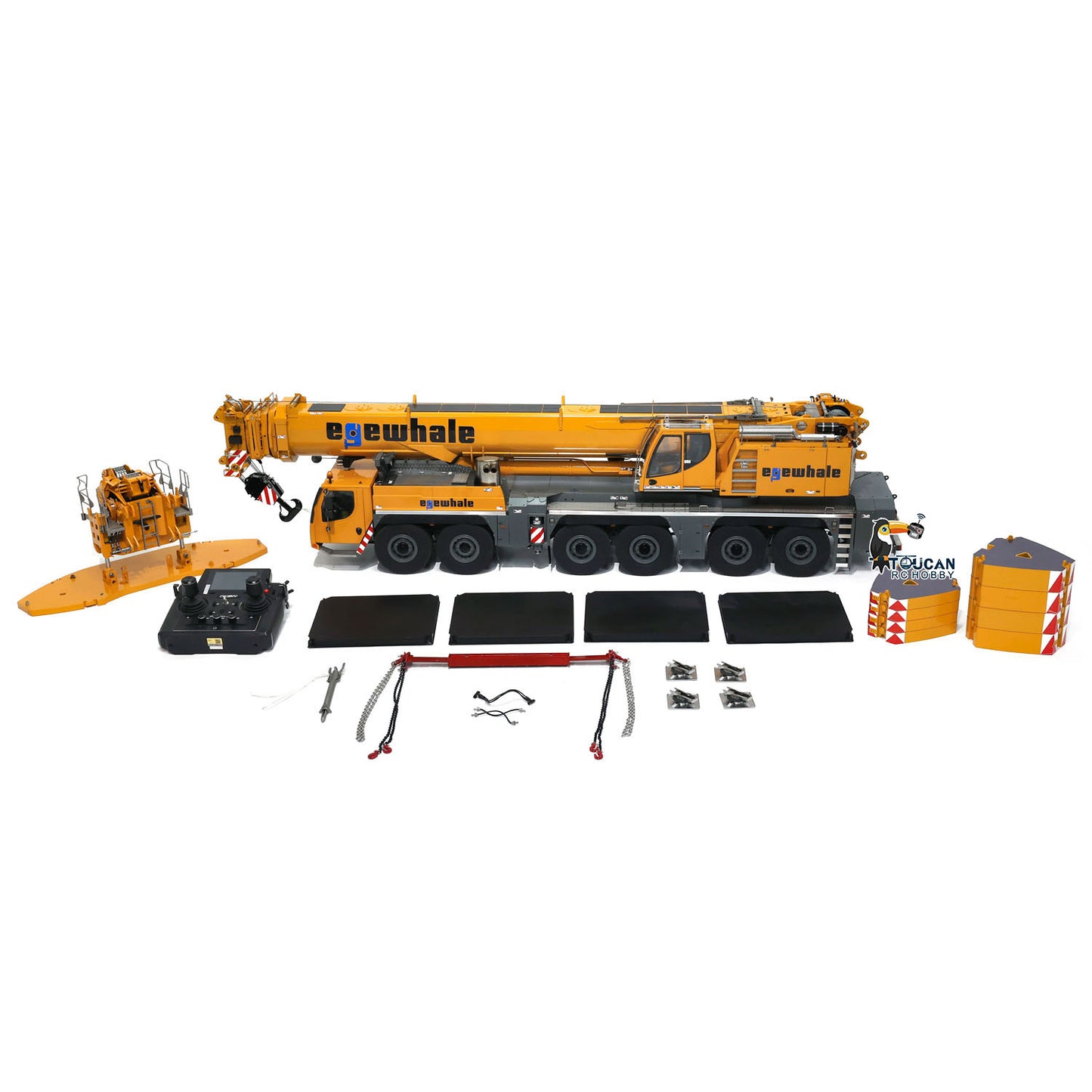 Pre-Order Eyewhale 1/14 6 Axles D1350 RC Hydraulic Mobile Cranes Truck Giant 1350