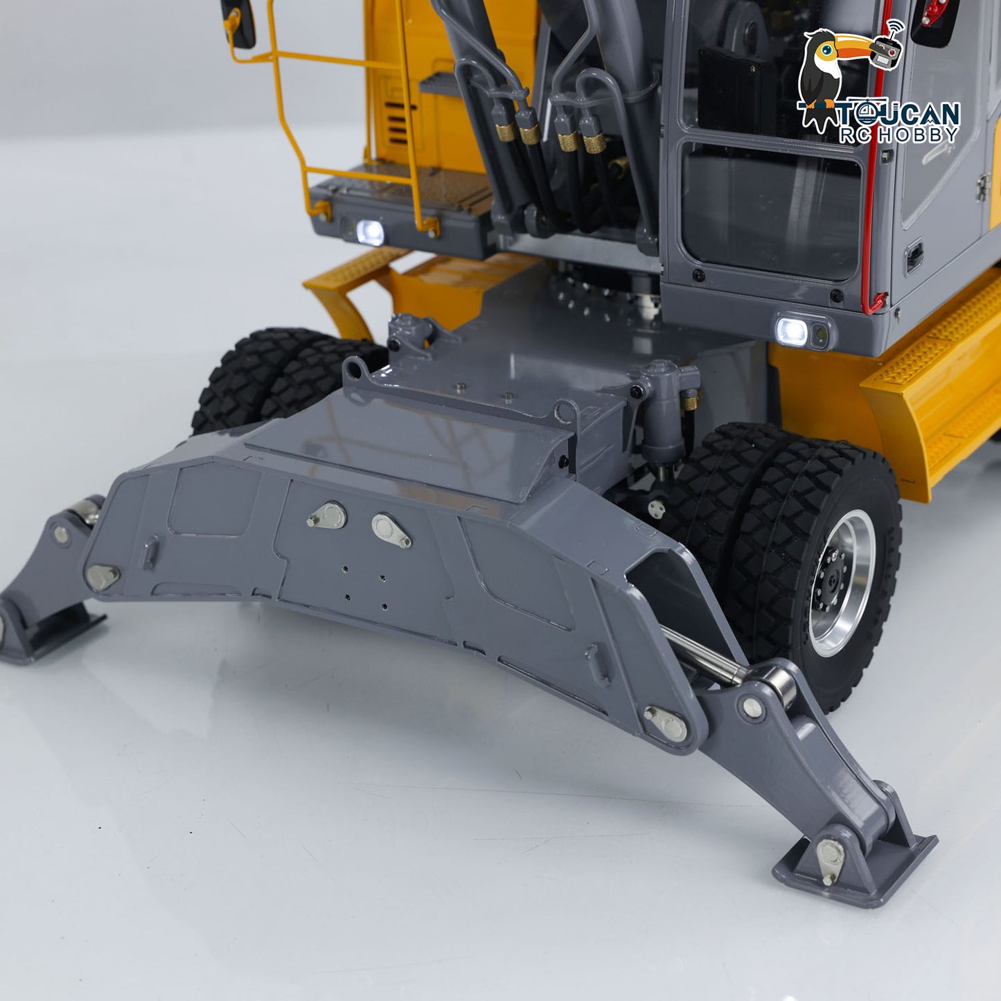 1/14 LESU RC Hydraulic Wheeled Excavator Aoue ET30H