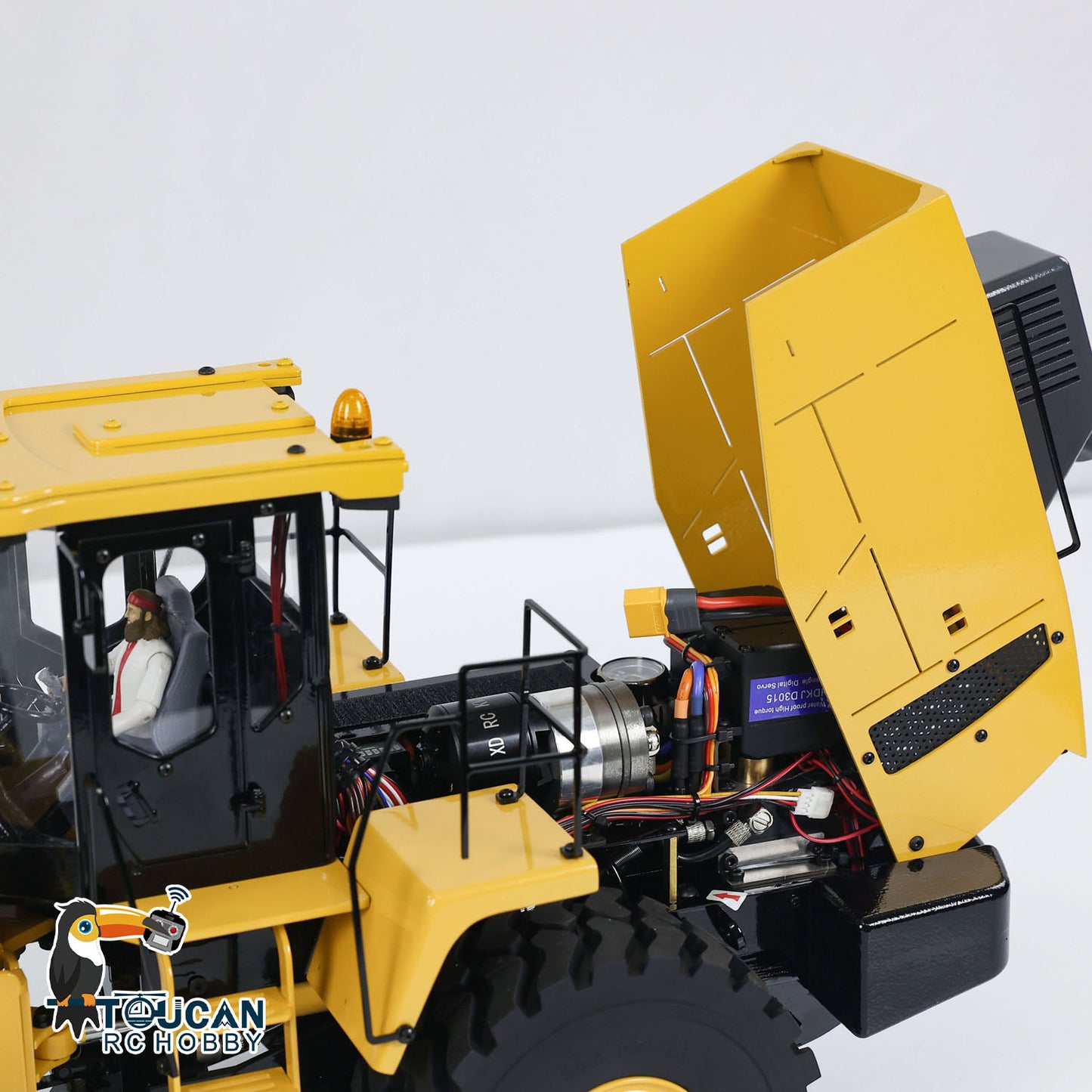 1/14 WA470 980L Hydraulic RC Loader With Smoke PNP