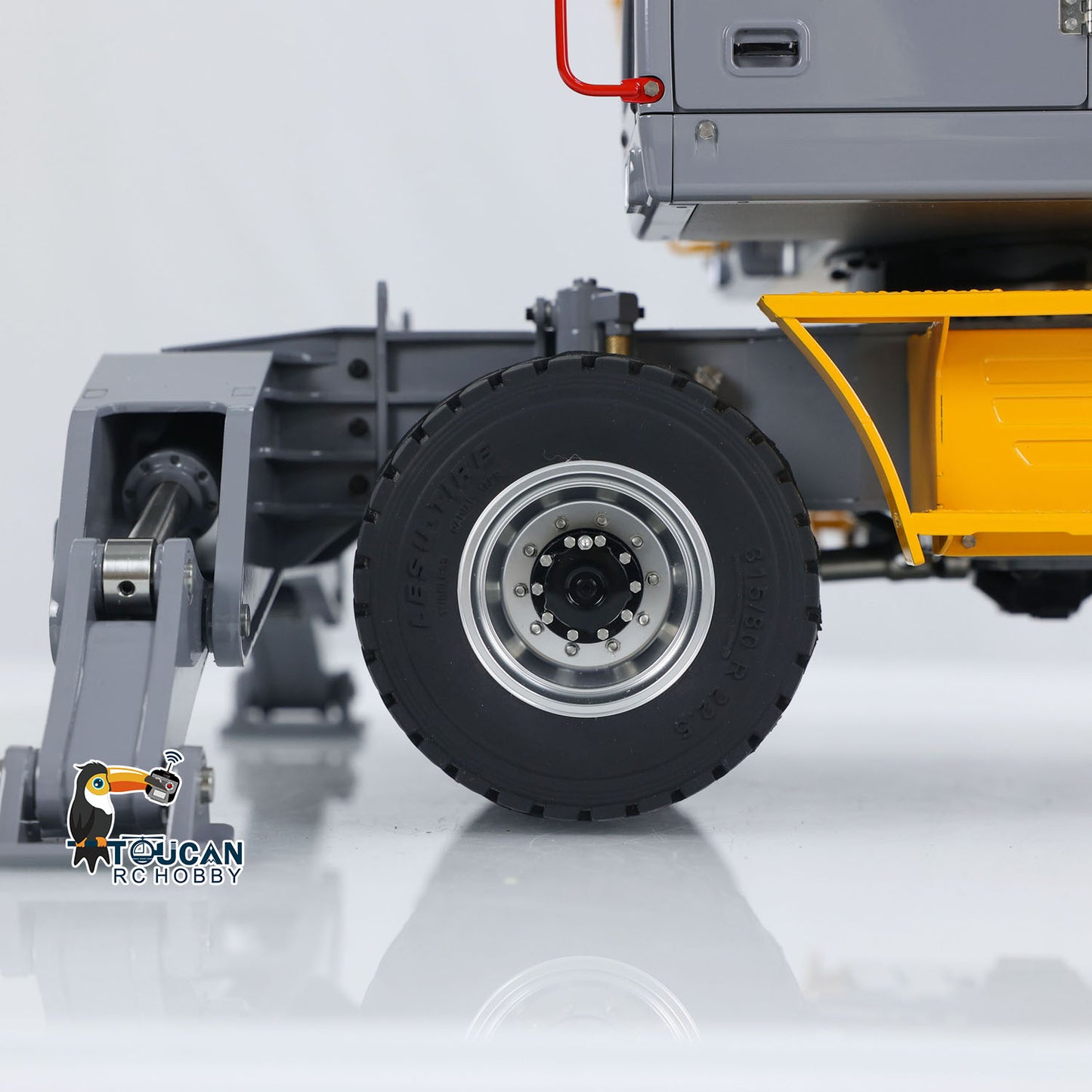 1/14 LESU RC Hydraulic Wheeled Excavator Aoue ET30H