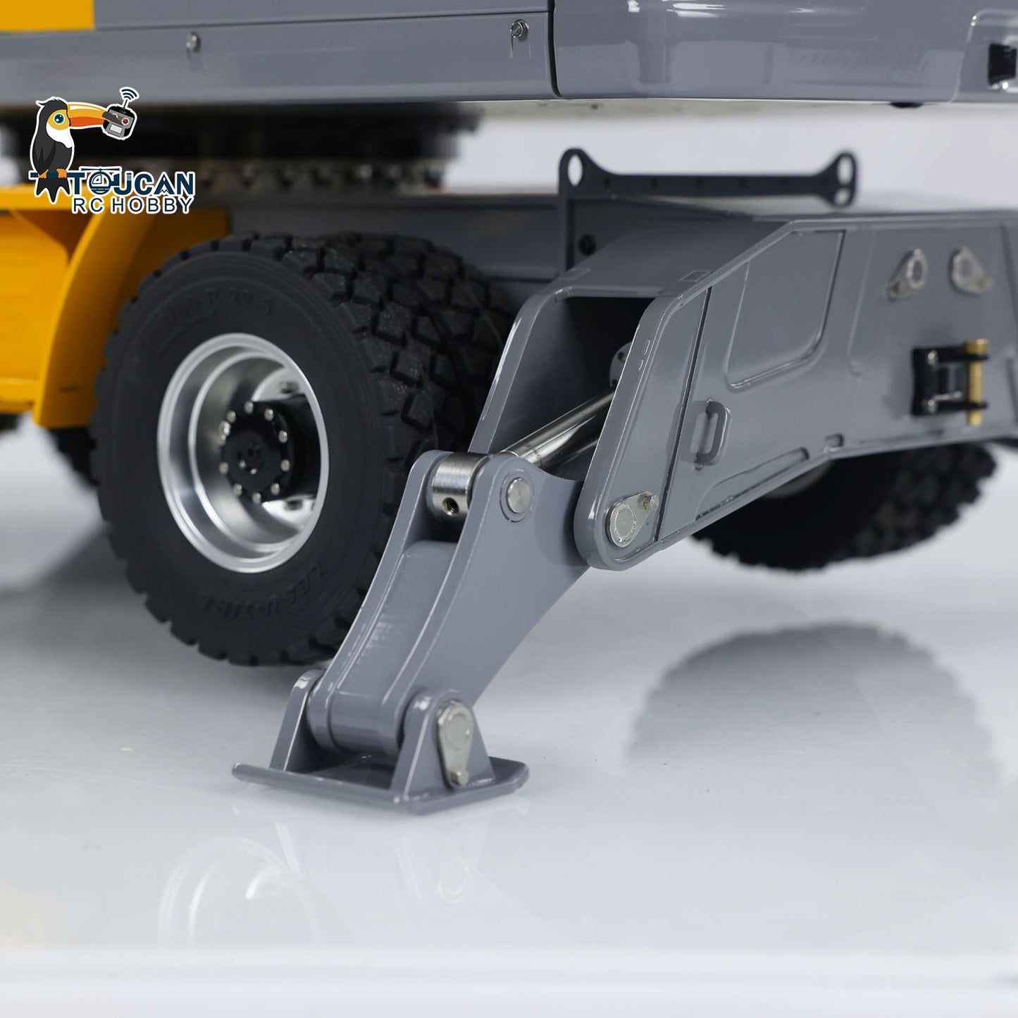 1/14 LESU RC Hydraulic Wheeled Excavator Aoue ET30H