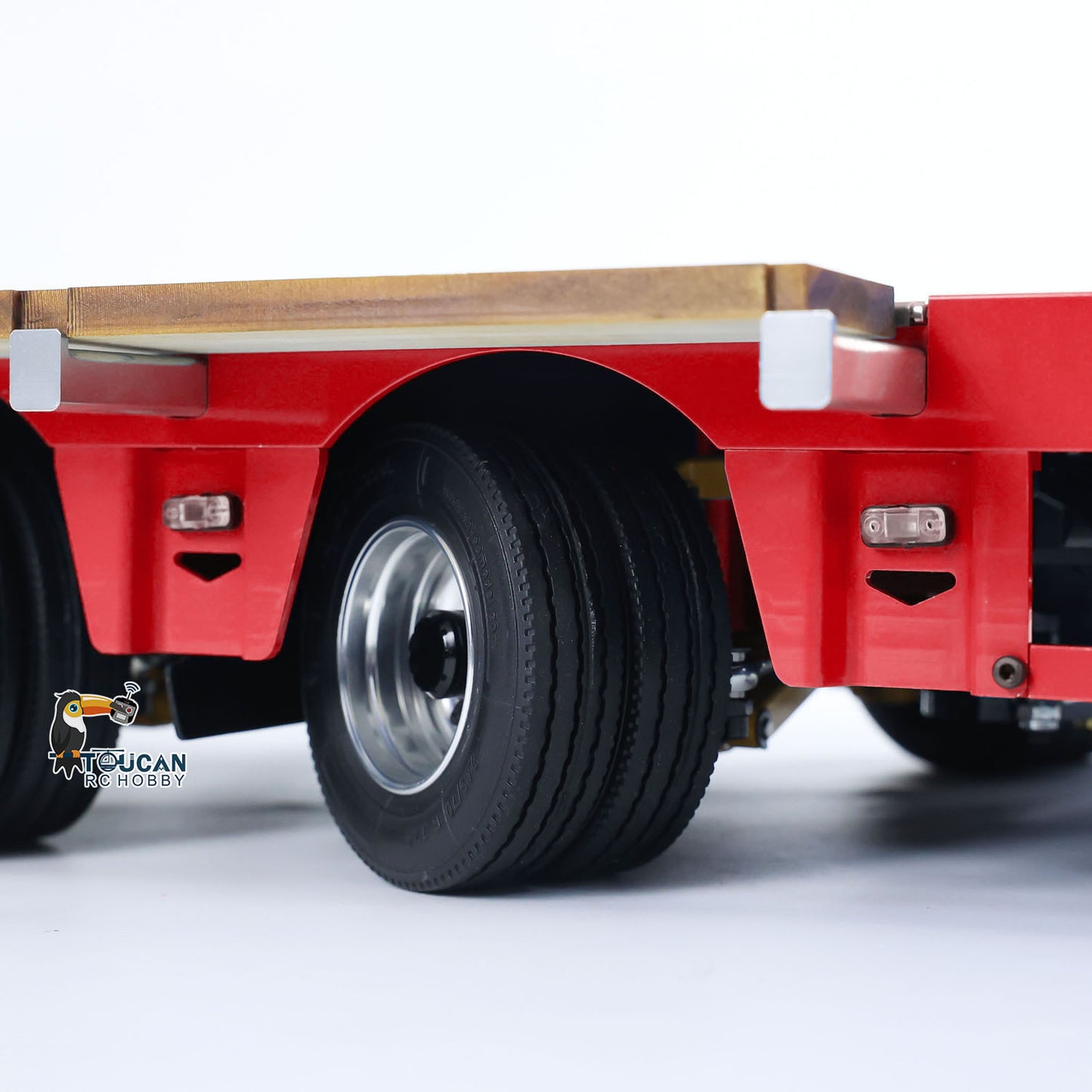 1/14 2+5 Axles RC Metal Heavy Trailer Lowboy Trailer For TAMIYA LESU RC Tractor Truck Radio Controlled Lorry Excavator Loader