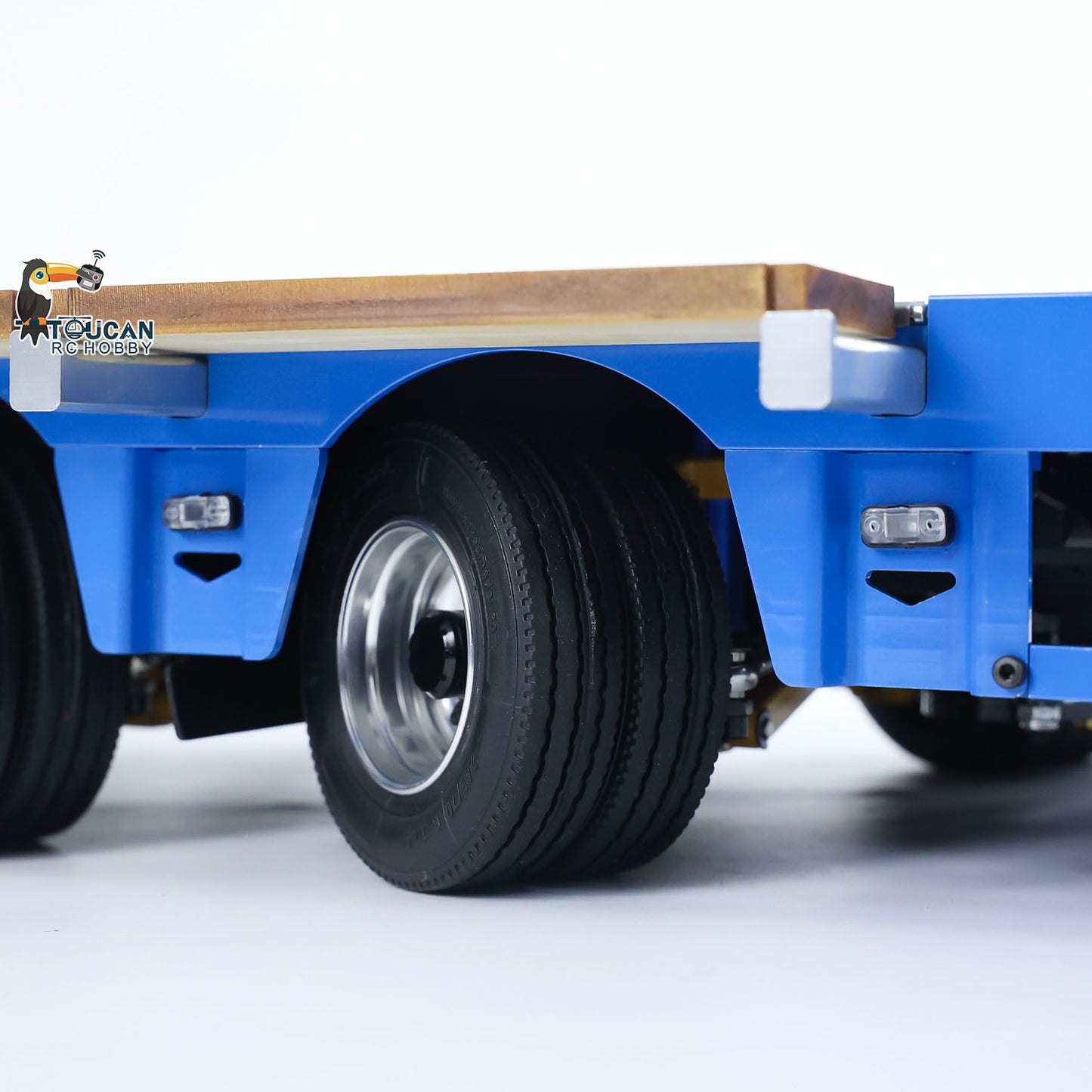1/14 2+5 Axles RC Metal Heavy Trailer Lowboy Trailer For TAMIYA LESU RC Tractor Truck Radio Controlled Lorry Excavator Loader