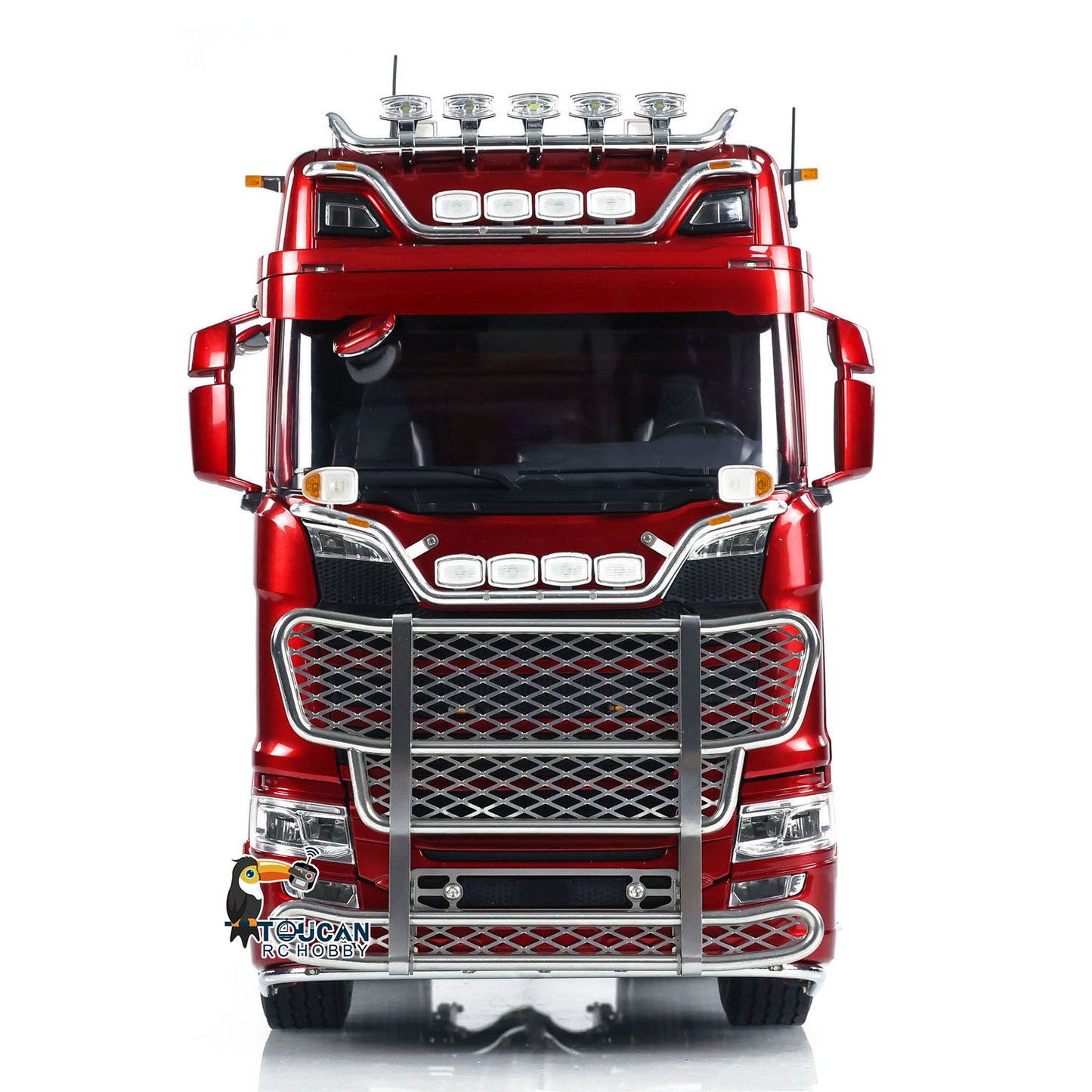 TOUCAN 1/14 RC Tractor Truck 6*6 770S Metal Chassis Light Sound Smoke Differential