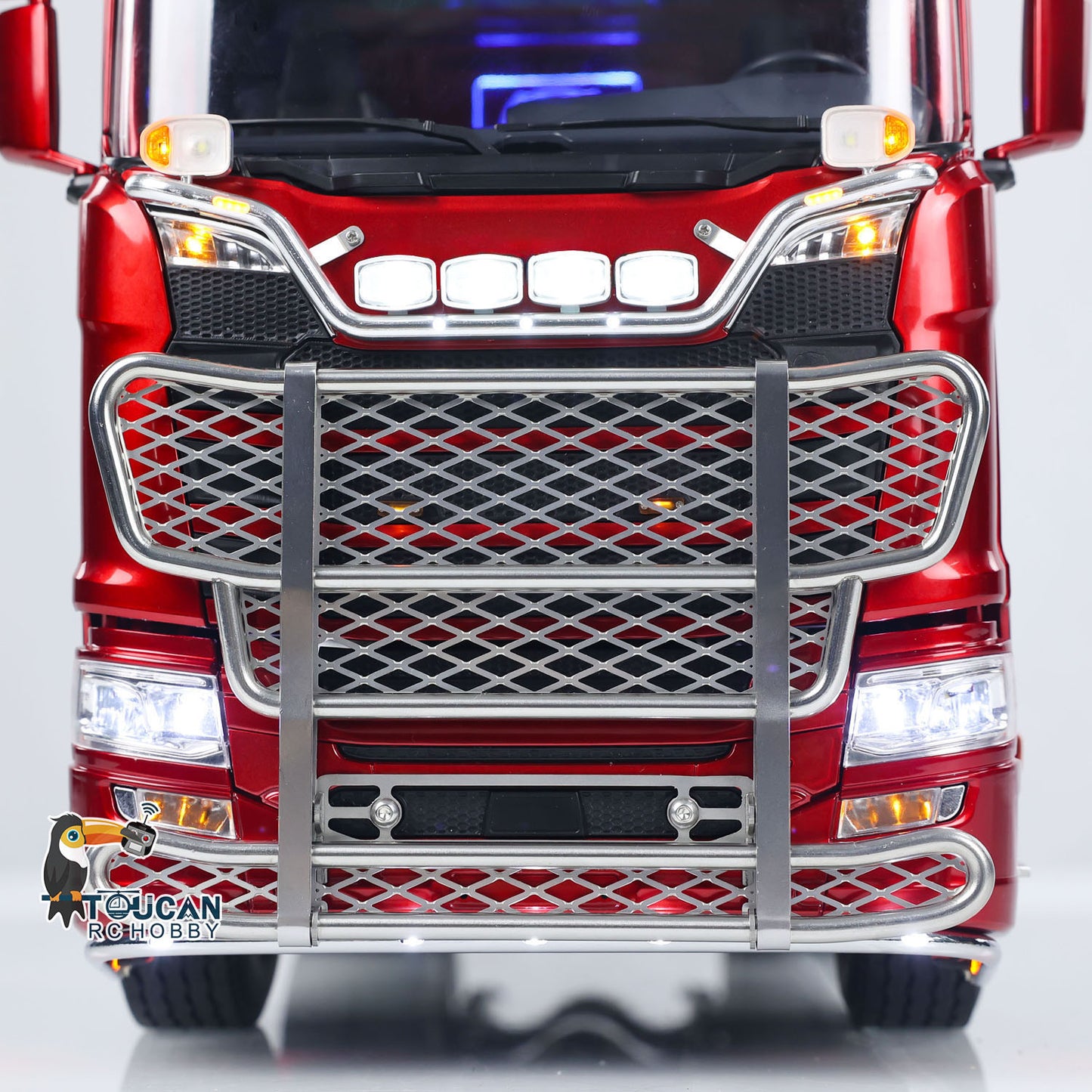 TOUCAN 1/14 RC Tractor Truck 6*6 770S Metal Chassis Light Sound Smoke Differential