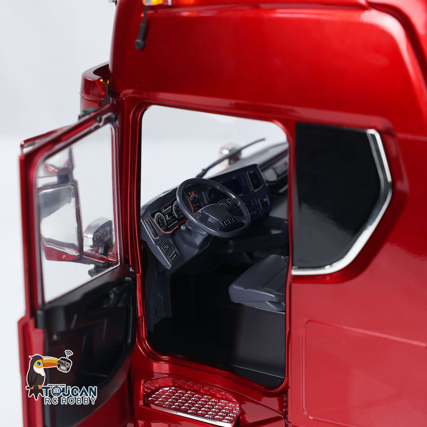 TOUCAN 1/14 RC Tractor Truck 6*6 770S Metal Chassis Light Sound Smoke Differential