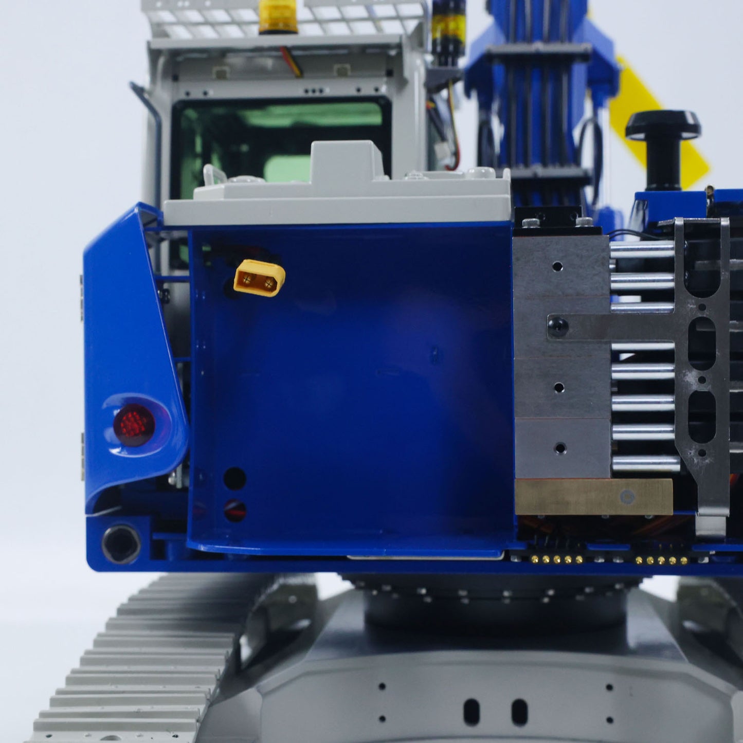 CUT Model 1/14 RC Hydraulic Excavator 914 5CH Valve Metal Remote Control Digger Construction Vehicle Warning Light Flysky ST8 Radio Sound System