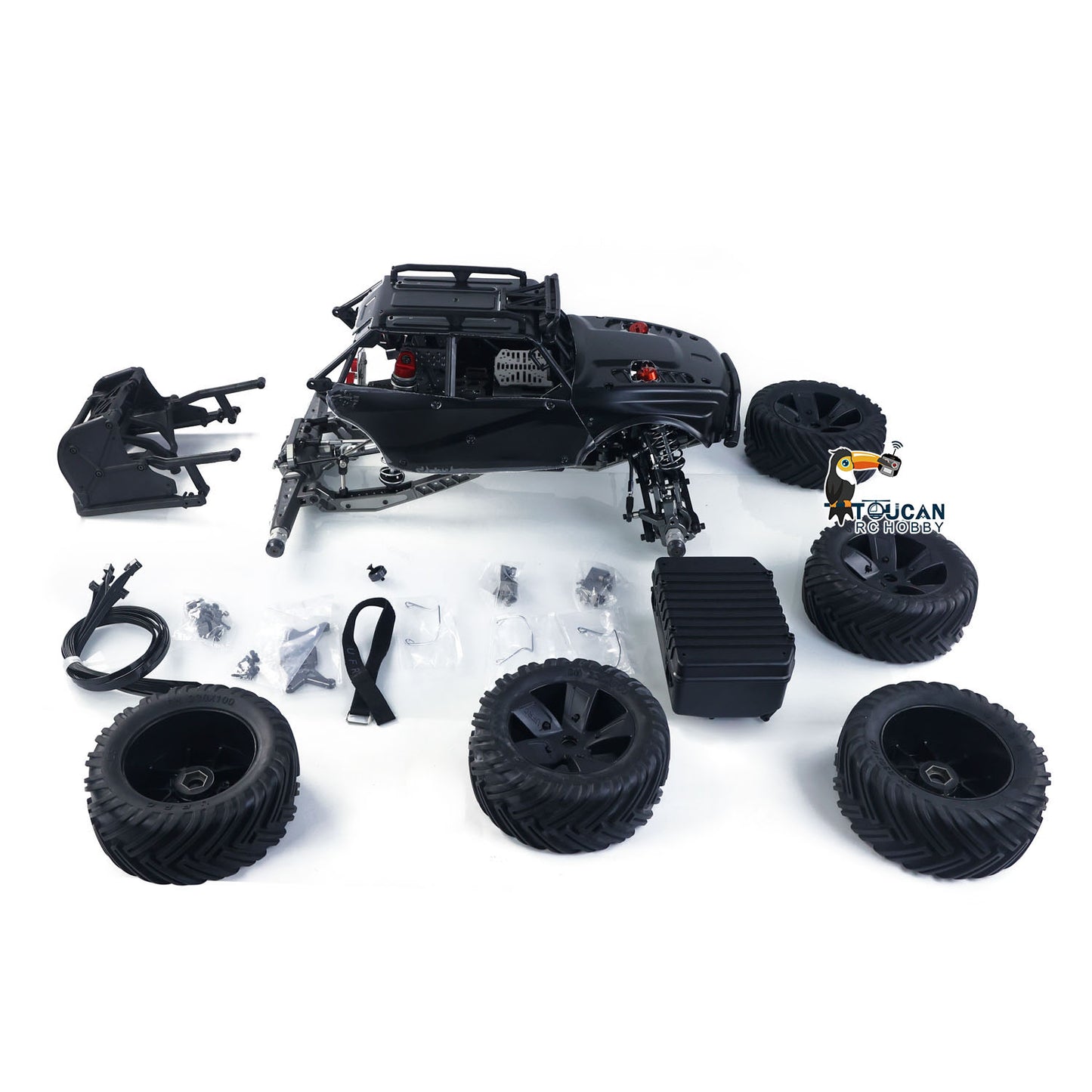 1/5 RC Off Road Vehicle GR1 Pro Kit DIY Remote Control Rock Crawler Metal Drive Shafts Plastic Shell No Electronic Parts