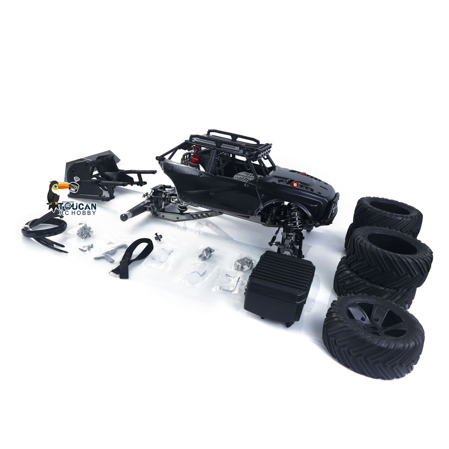 1/5 RC Off Road Vehicle GR1 Pro Kit DIY Remote Control Rock Crawler Metal Drive Shafts Plastic Shell No Electronic Parts