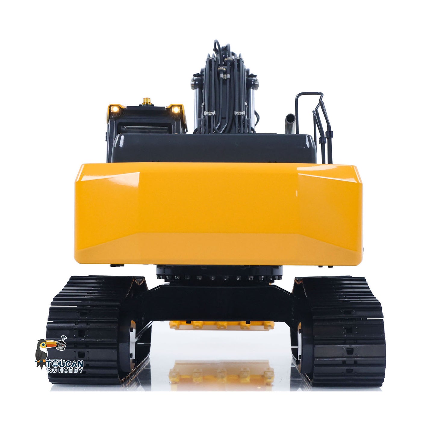 Super Frog 3 Pumps 9CH Valve 1/14 RC Hydraulic Excavator E400 Pro Metal Digger Frsky X12 Radio 5D Rocker Joystick