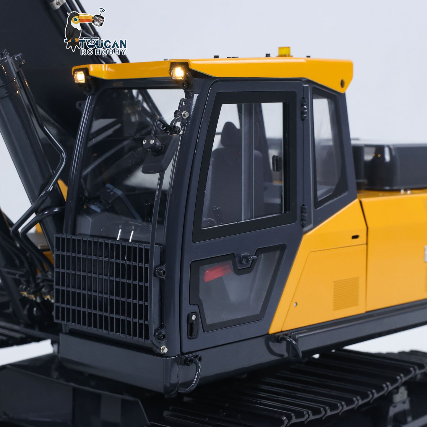 Super Frog 3 Pumps 9CH Valve 1/14 RC Hydraulic Excavator E400 Pro Metal Digger Frsky X12 Radio 5D Rocker Joystick