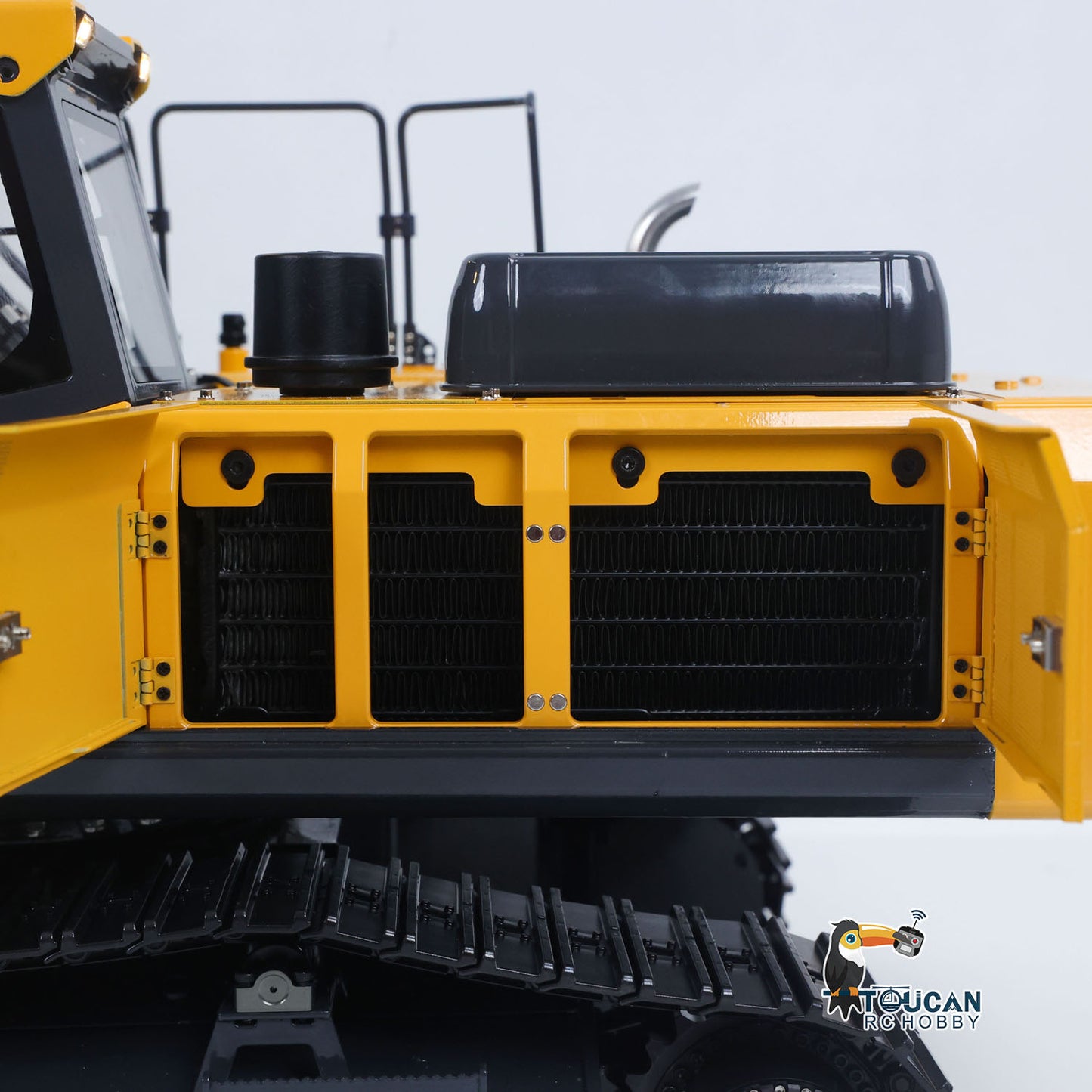 Super Frog 3 Pumps 9CH Valve 1/14 RC Hydraulic Excavator E400 Pro Metal Digger Frsky X12 Radio 5D Rocker Joystick