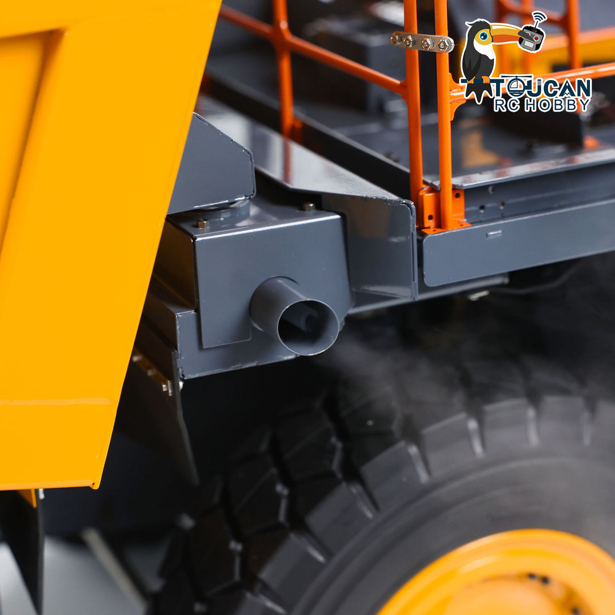 LESU Aoue R100E 1/16 Metal Hydraulic RC Mining Dump Truck with Flysky PL18EVLite Radio Controller Light System