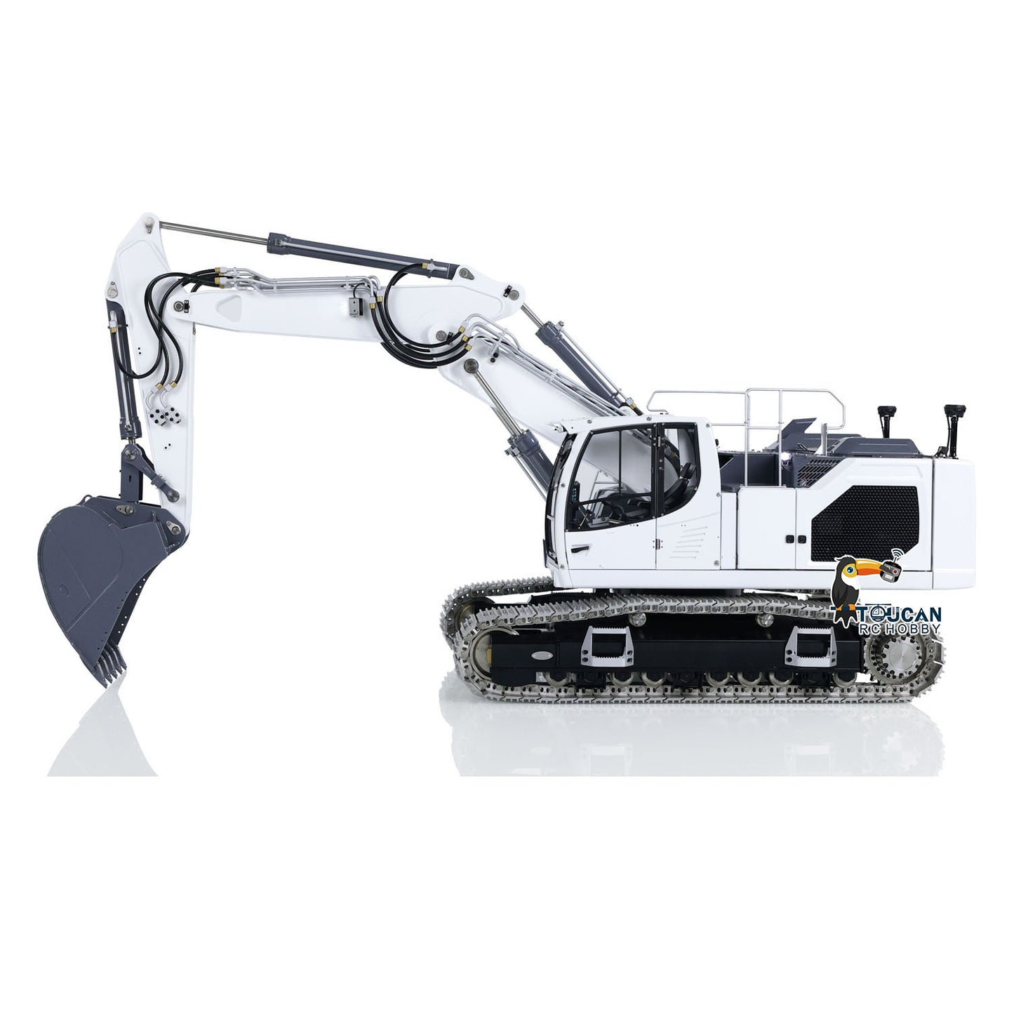 EN STOCK LESU LR945 1/14 Kits d'excavatrice hydraulique RC à 3 bras PNP RTR