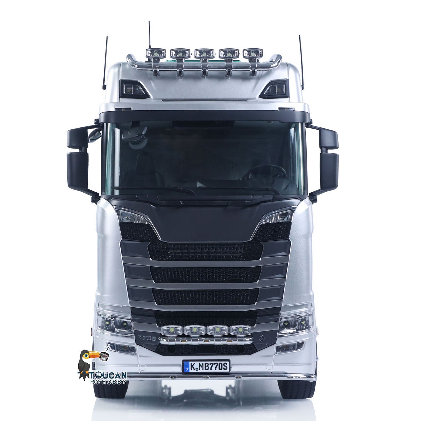 KABOLITE 1/14 770S RC Tractor Truck 6x6 Remote Control Lorry Car 2Speed Gearbox Differential Lock Battery Radio RTR Model