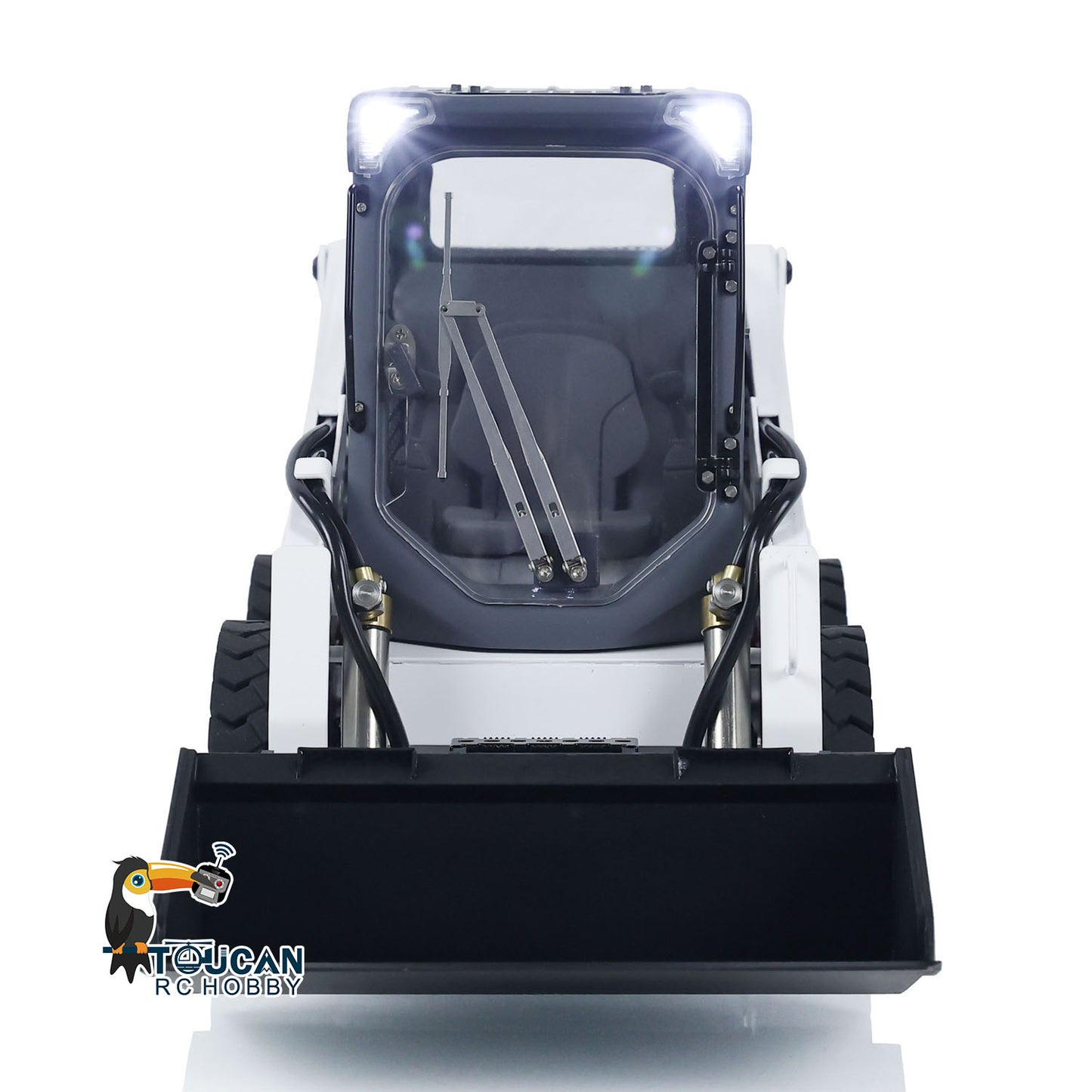 1/14 RC Hydraulic Skid-Steer Loader SM450 Remote Control Wheeled Car Sound Light