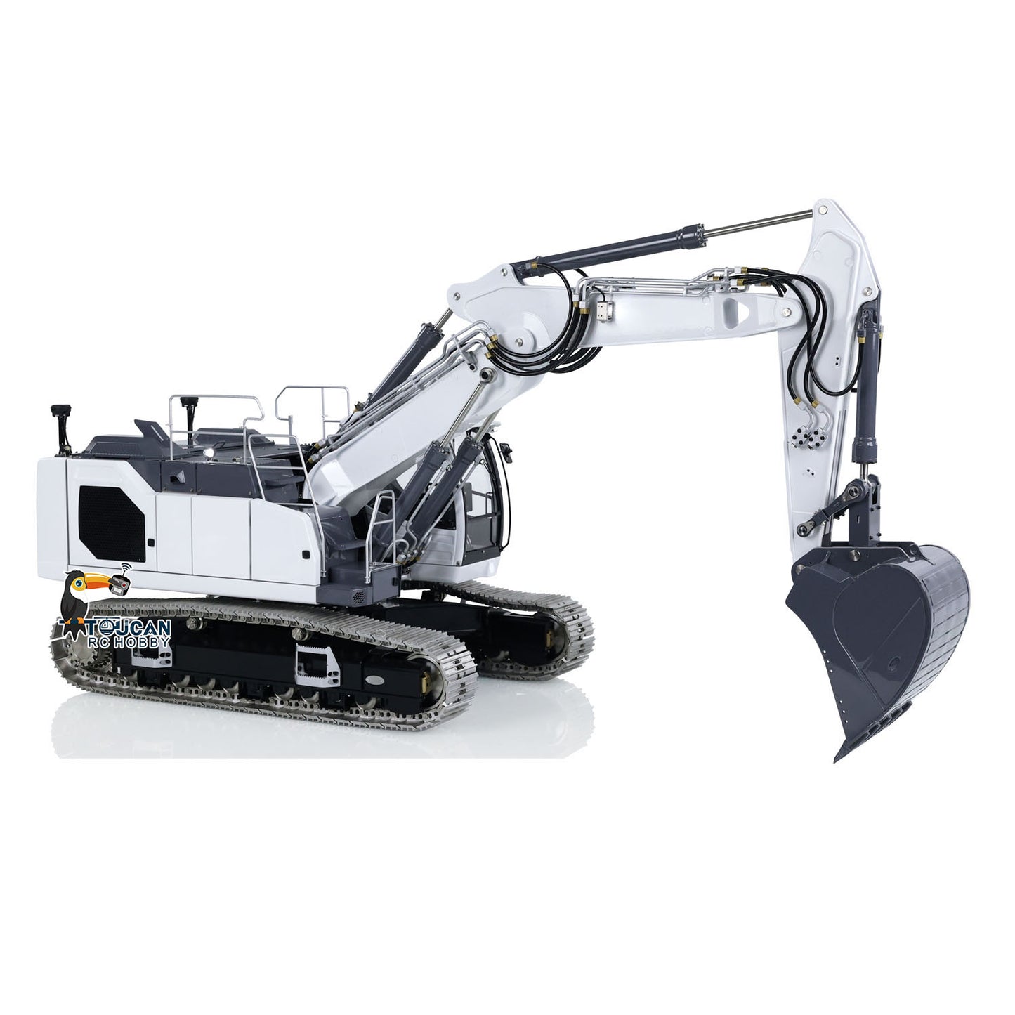 EN STOCK LESU LR945 1/14 Kits d'excavatrice hydraulique RC à 3 bras PNP RTR