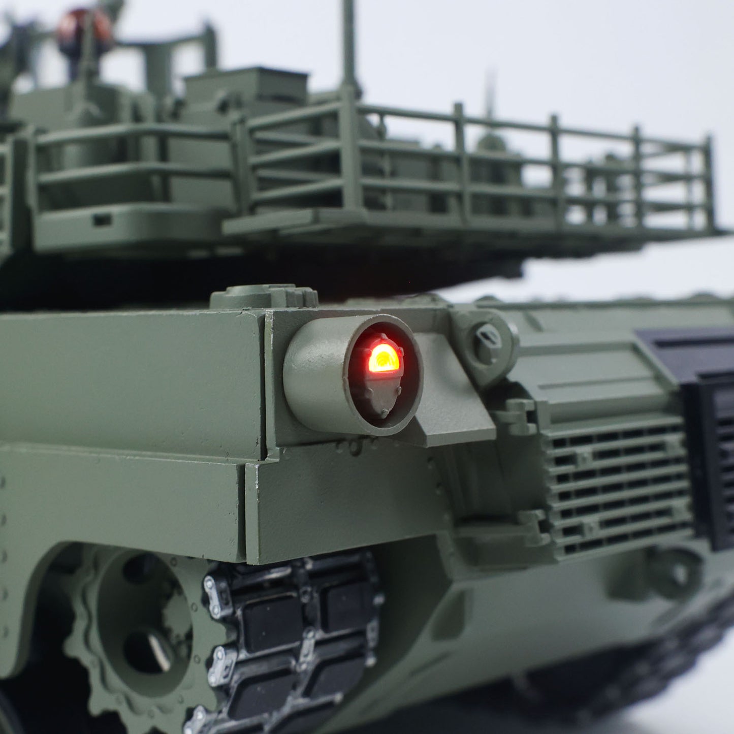 TOUCAN 1/16 Metal RC Tank 3918 Abrams M1A2 TUSK II Dual Flow Gearbox 360 Turret Rotary Infrared Combat Barrel Recoil FPV