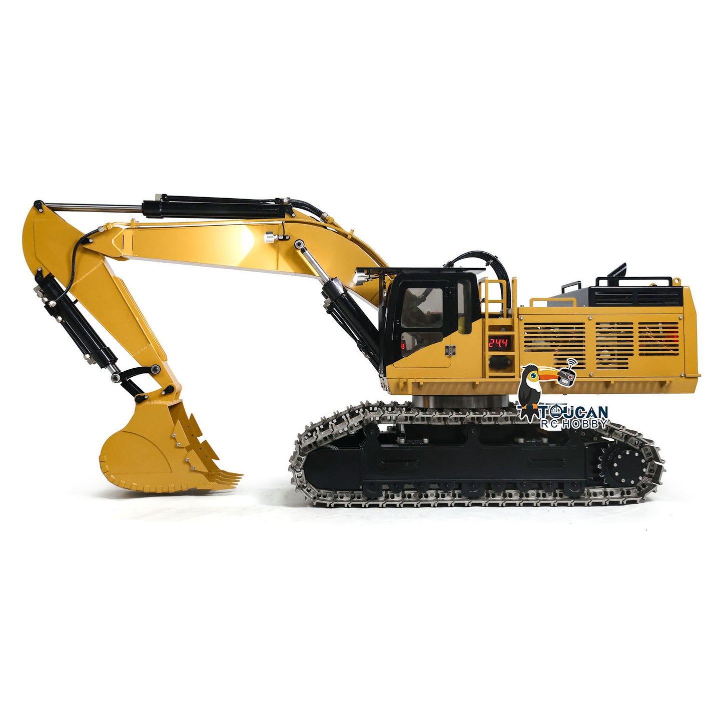 1/8 Giant Metal 385CF Heavy Duty RC Hydraulic Excavator I6S Controller