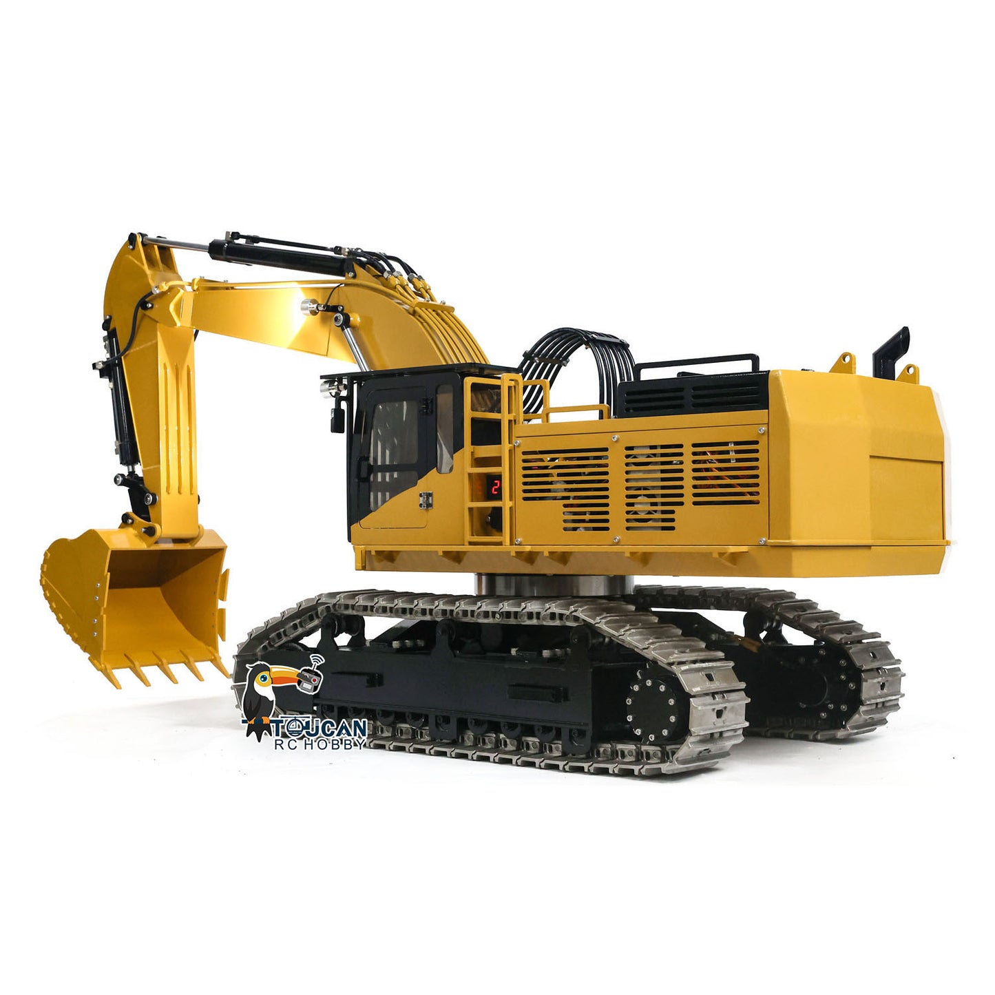 1/8 Giant Metal 385CF Heavy Duty RC Hydraulic Excavator I6S Controller