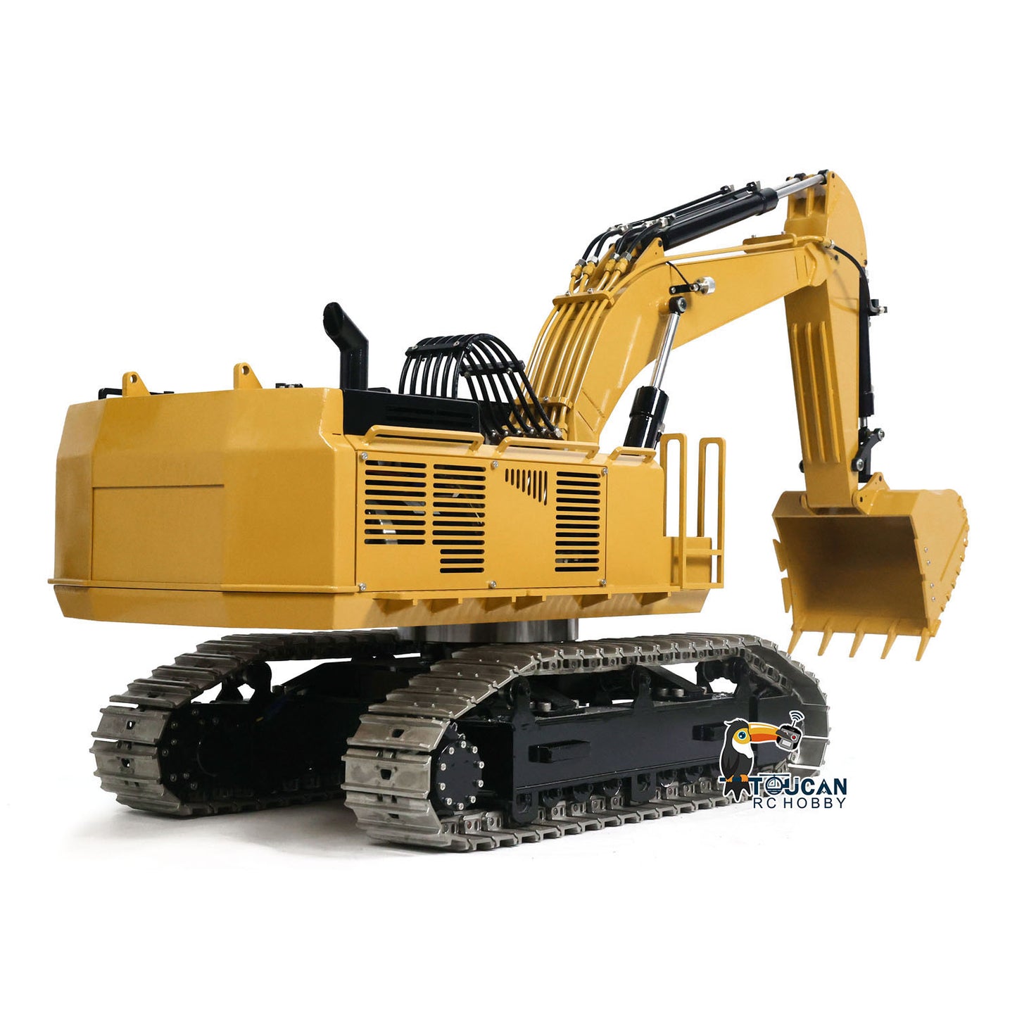 1/8 Giant Metal 385CF Heavy Duty RC Hydraulic Excavator I6S Controller