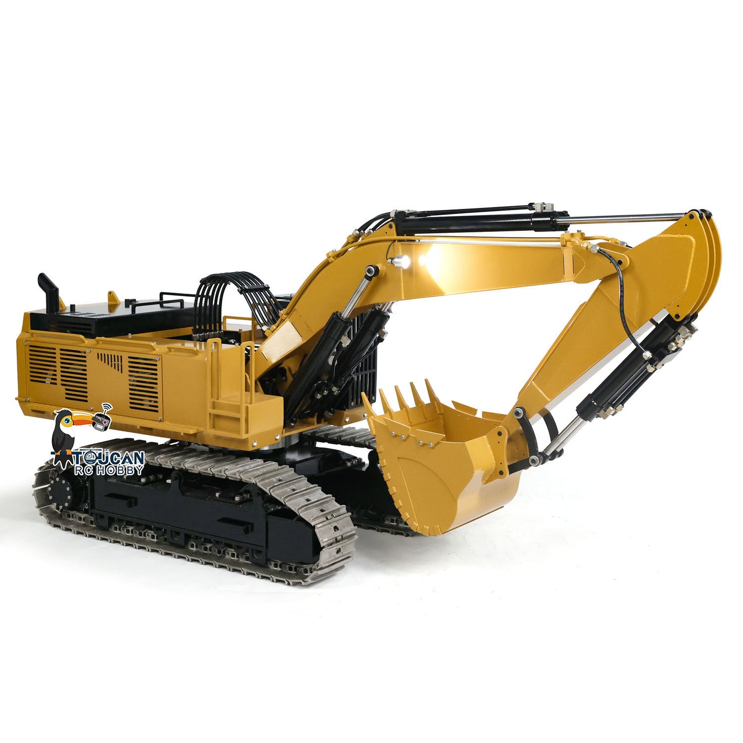 1/8 Giant Metal 385CF Heavy Duty RC Hydraulic Excavator I6S Controller
