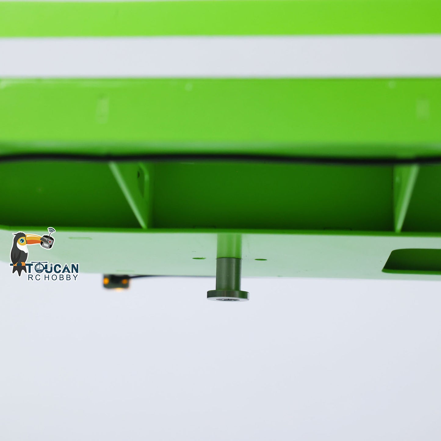 1/14 LESU Metal Trailer Hydraulic Lifting Tailboard Electric Legs Painted for RC Tractor Truck DIY Radio Controlled Lorry Car